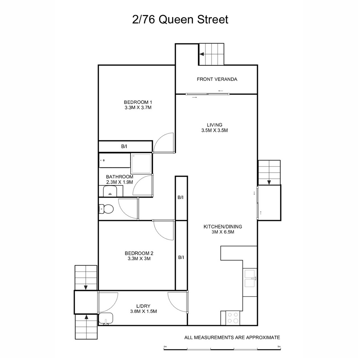 2-bedroom unit at 2 76 QUEEN STREET, GRAFTON NSW 2460, Clarence Valley, New South Wales