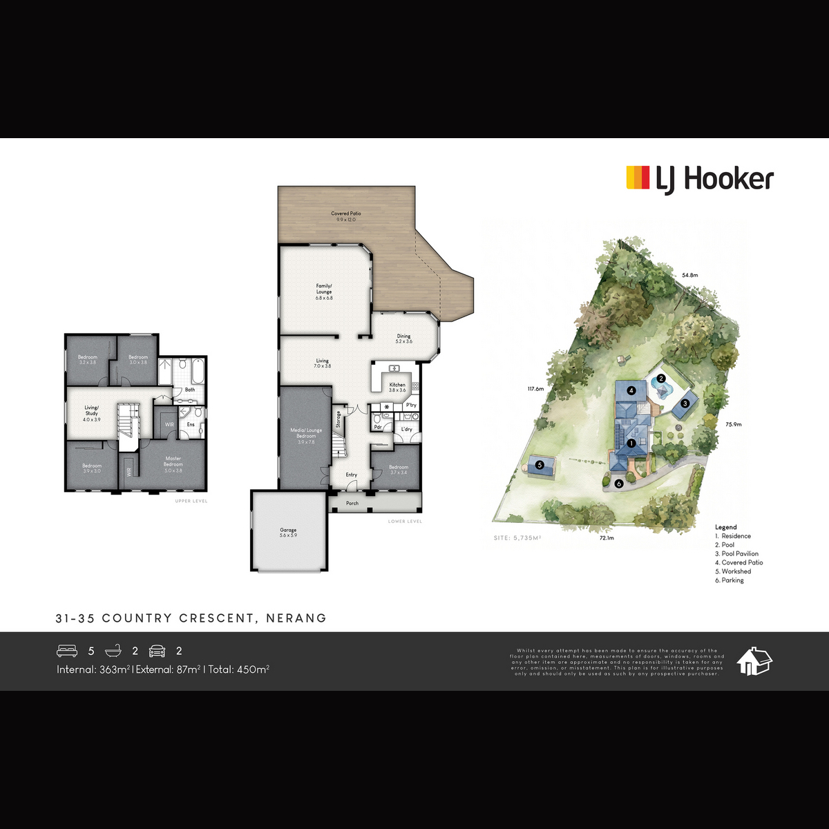 5-bedroom house at 31-35 COUNTRY CRESCENT, Nerang QLD 4211, Gold Coast, Queensland