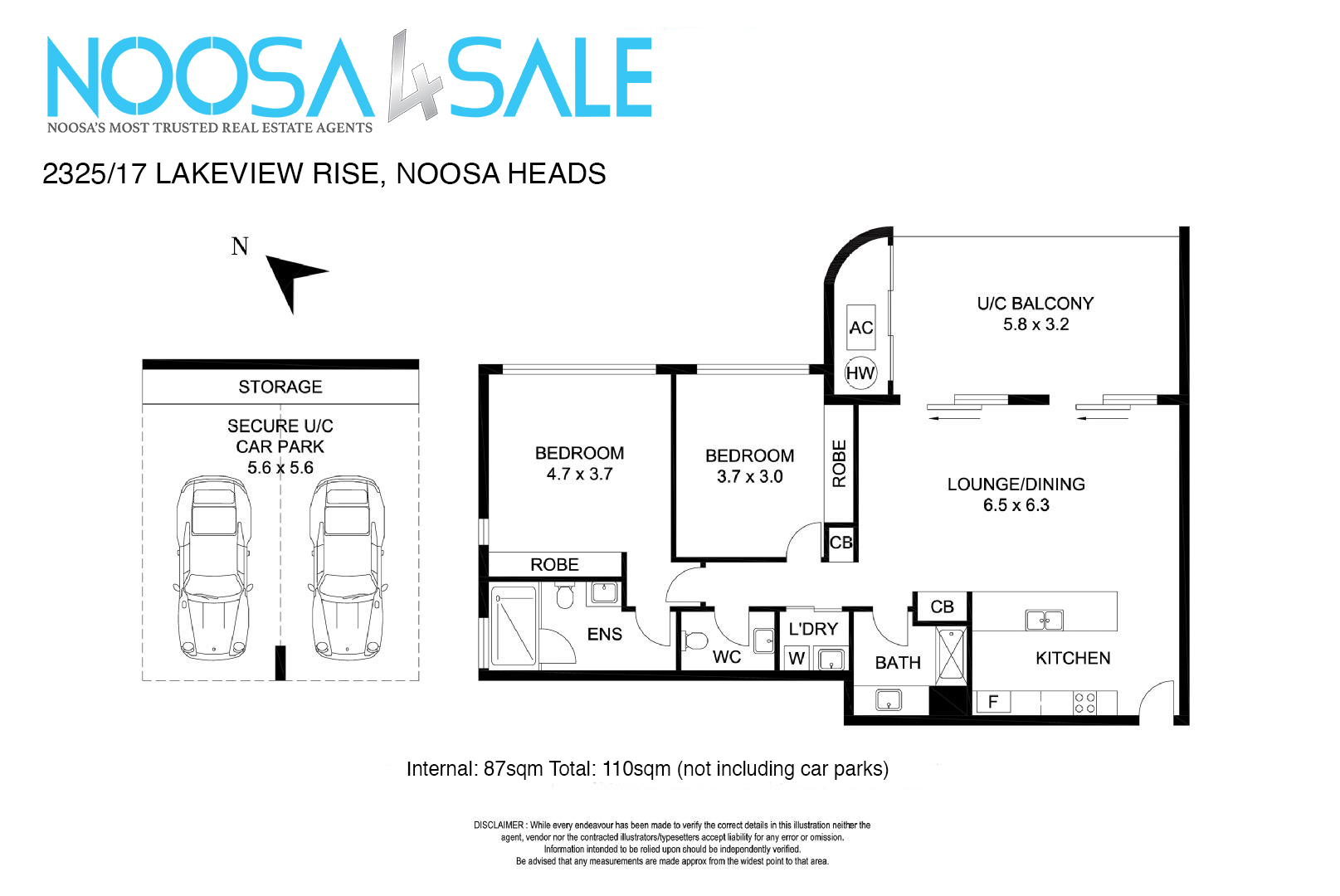 2-bedroom unit at PARKRIDGE HILL NOOSA 2325 17 LAKEVIEW RISE, NOOSA HEADS QLD 4567, Noosa, Queensland