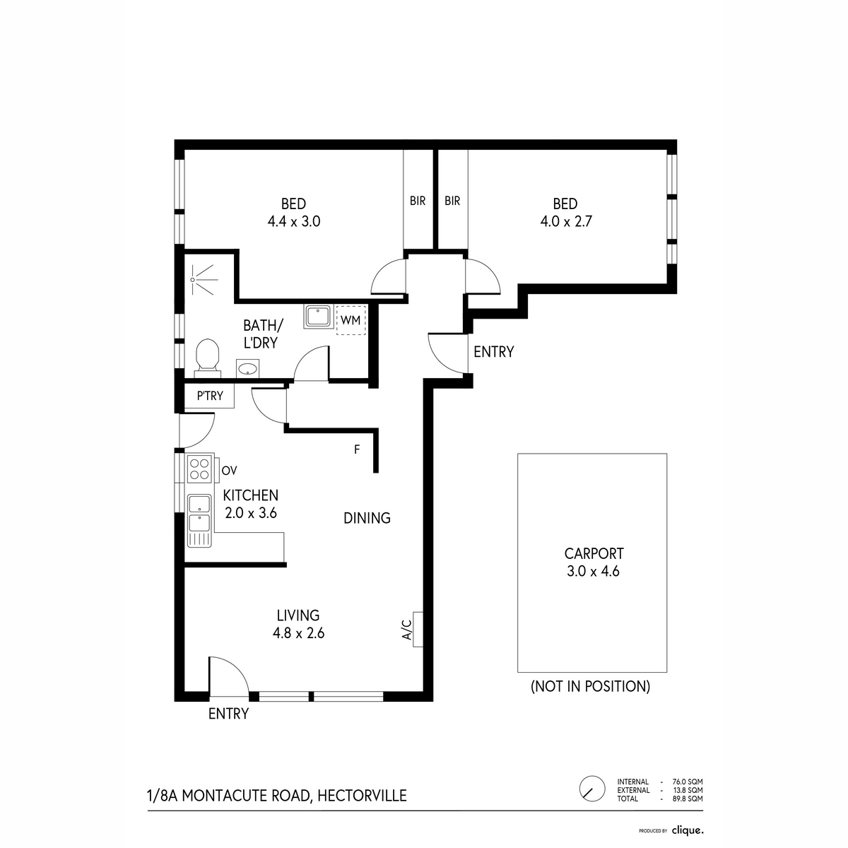 2-bedroom unit at 1/8A Montacute Road, Hectorville, SA 5073, Campbelltown (Sa), South Australia
