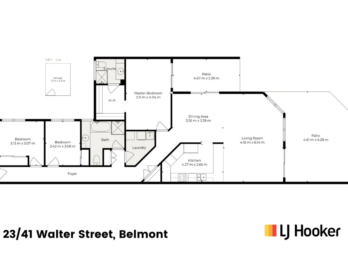 3-bedroom unit at 23/41 Walter Street, Belmont, NSW 2280, Lake Macquarie, New South Wales