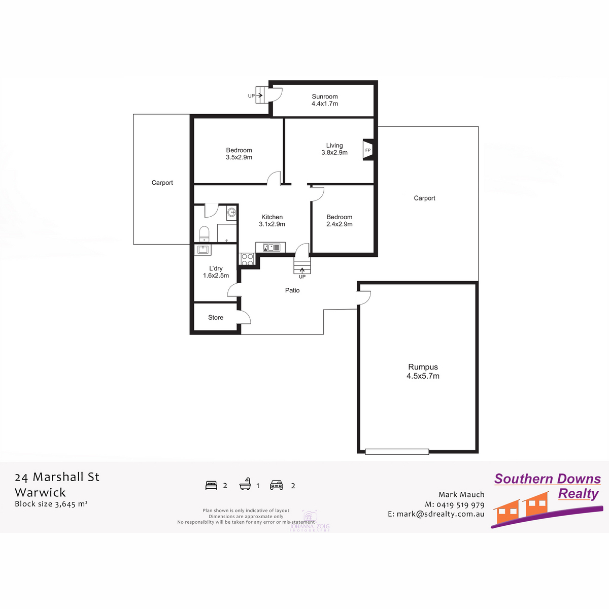 2-bedroom house at 24 MARSHALL STREET, Warwick QLD 4370, Southern Downs, Queensland