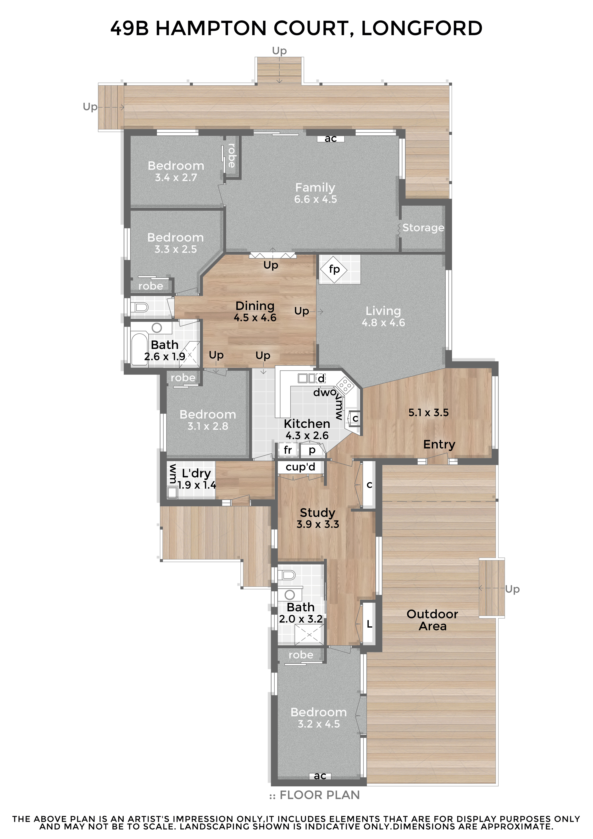 4-bedroom house at 49B Hampton Court, Longford, VIC 3851, Wellington, Victoria