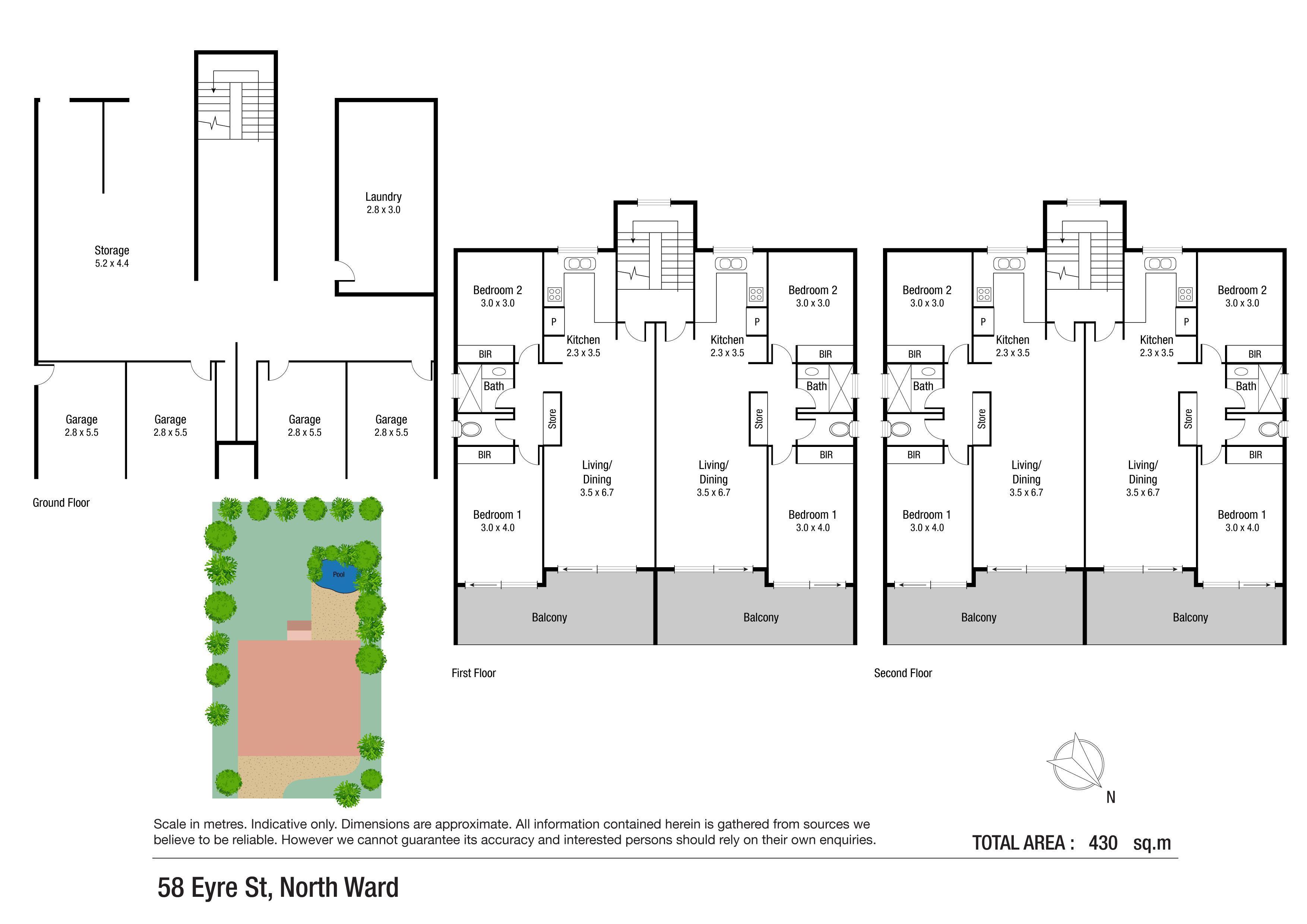 2-bedroom unit at 2/58 Eyre Street, North Ward, QLD 4810, Townsville, Queensland