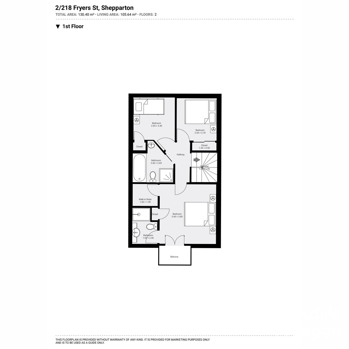 3-bedroom unit at 2/218 Fryers Street, Shepparton, VIC 3630, Greater Shepparton, Victoria