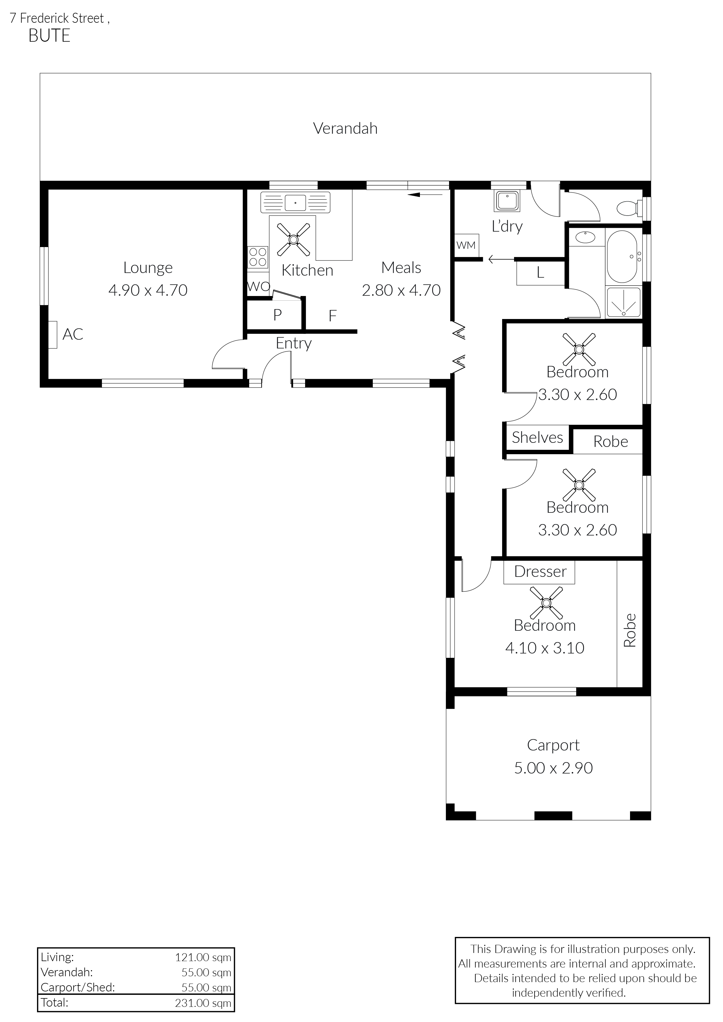 3-bedroom house at 7 Frederick Street, Bute, SA 5560, Barunga West, South Australia
