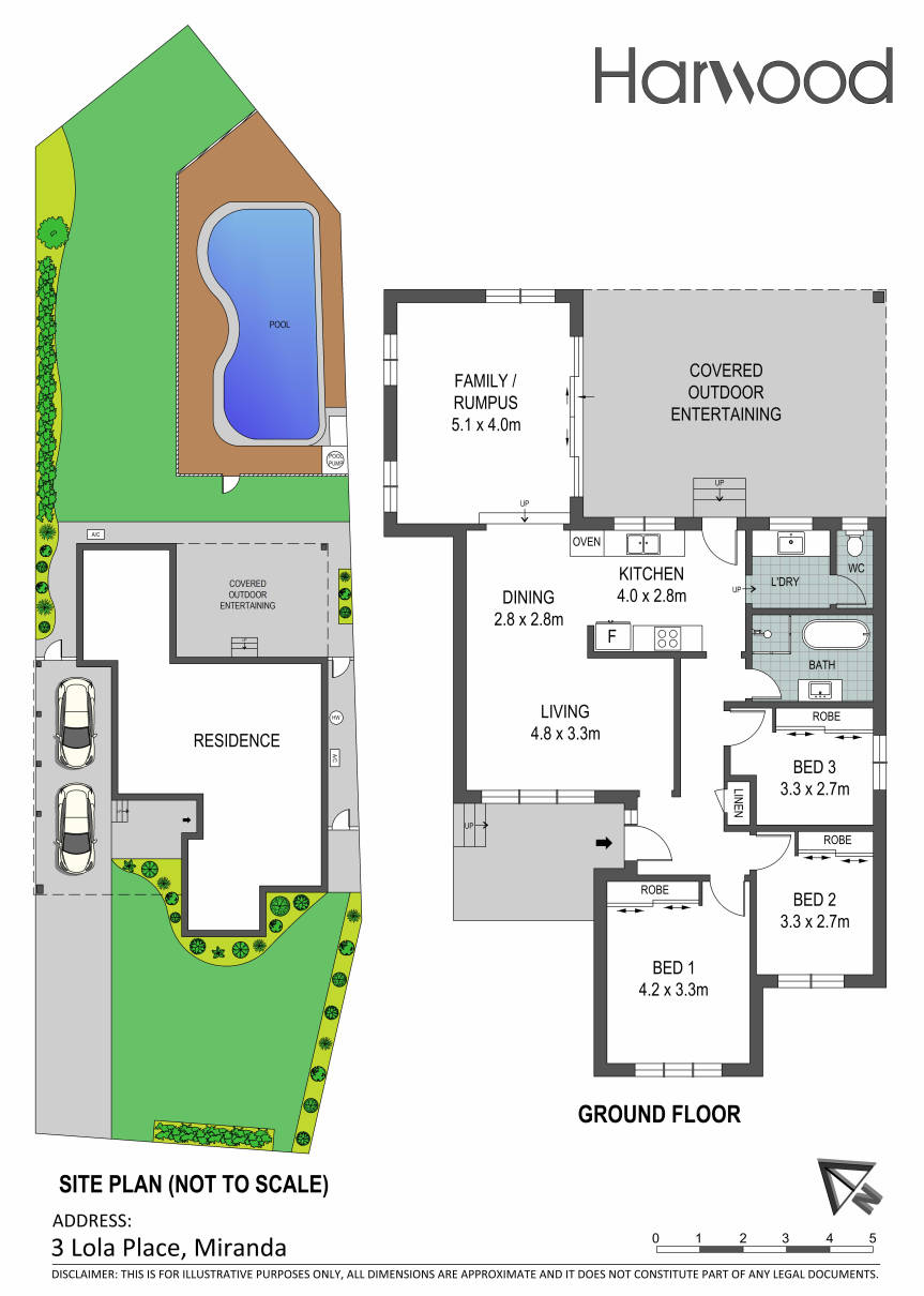 3-bedroom house at 3 LOLA PLACE, Miranda NSW 2228, Sutherland, New South Wales