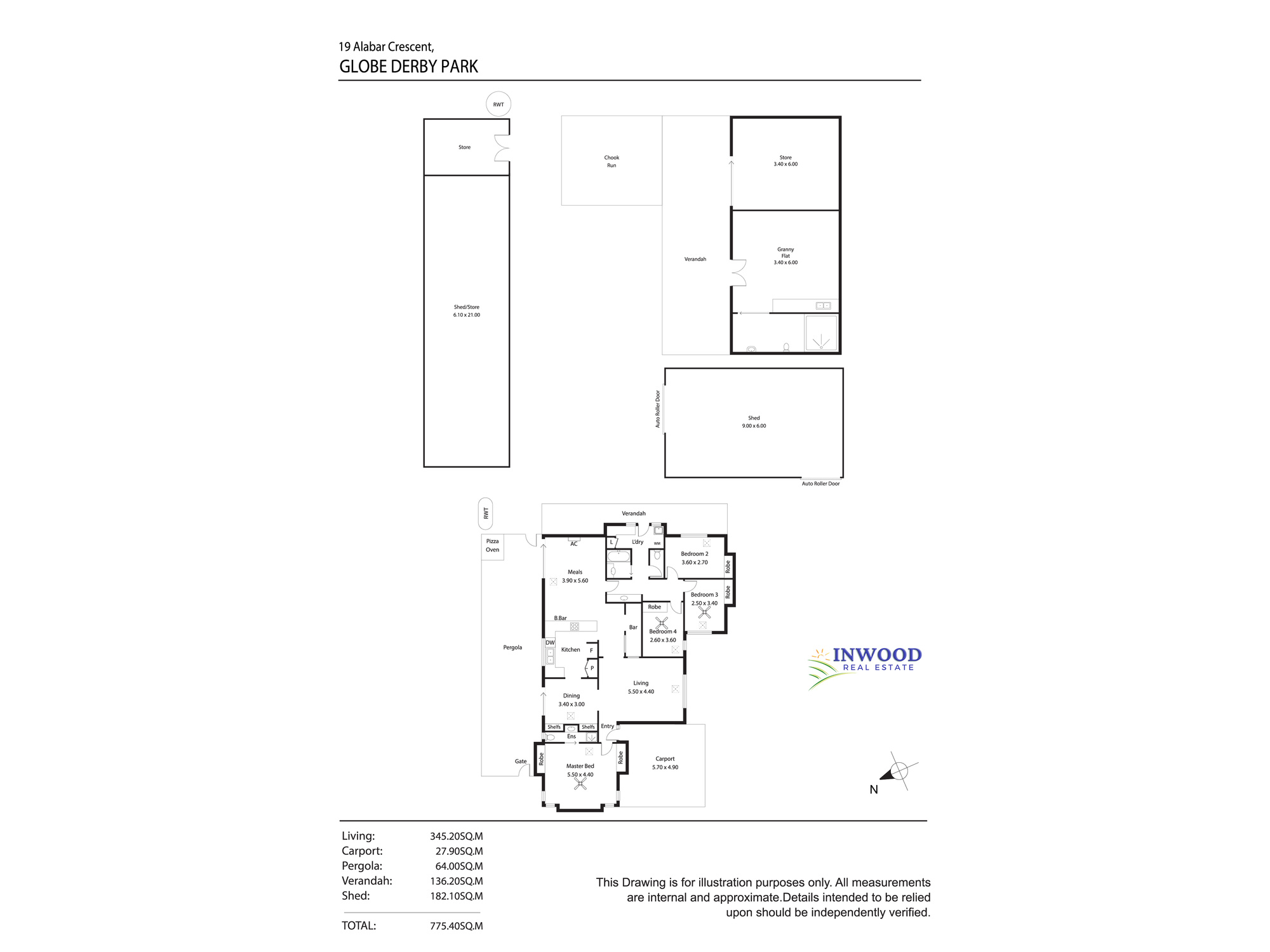 4-bedroom house at 19 ALABAR CRESCENT, Globe Derby Park SA 5110, Salisbury, South Australia