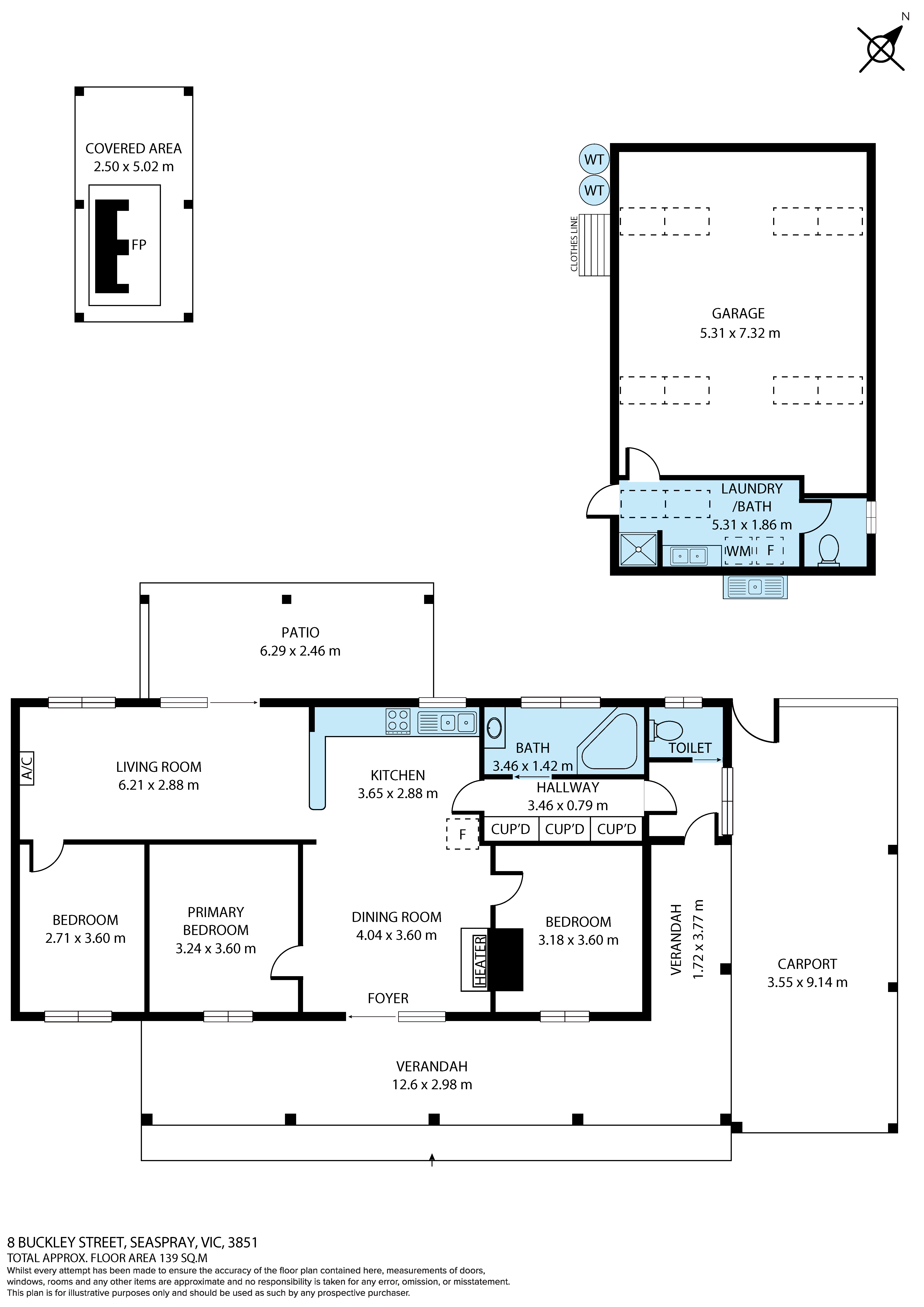3-bedroom house at 8 BUCKLEY STREET, Seaspray VIC 3851, Wellington, Victoria