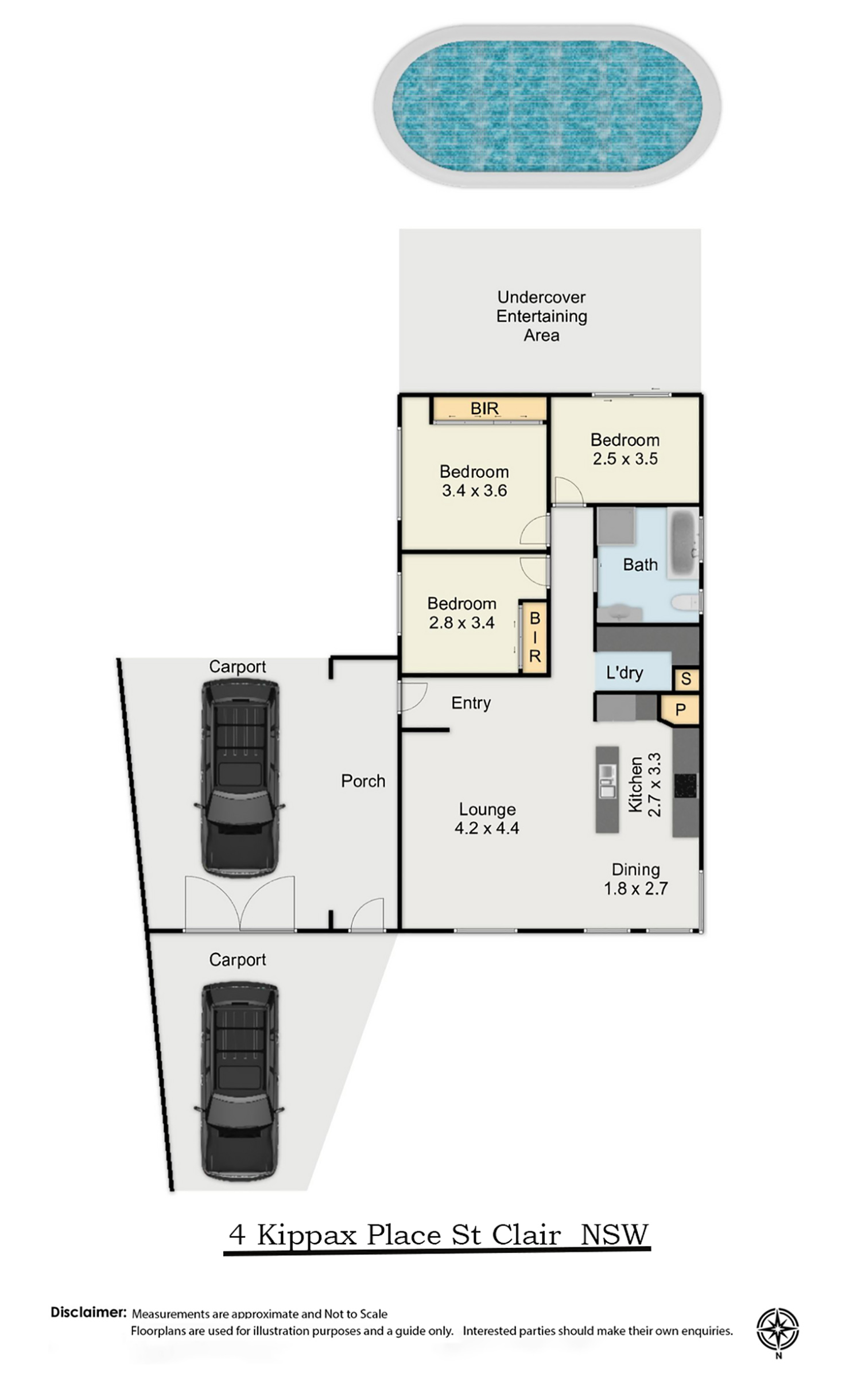 3-bedroom house at 4 Kippax Place, St Clair NSW 2759, Penrith, New South Wales