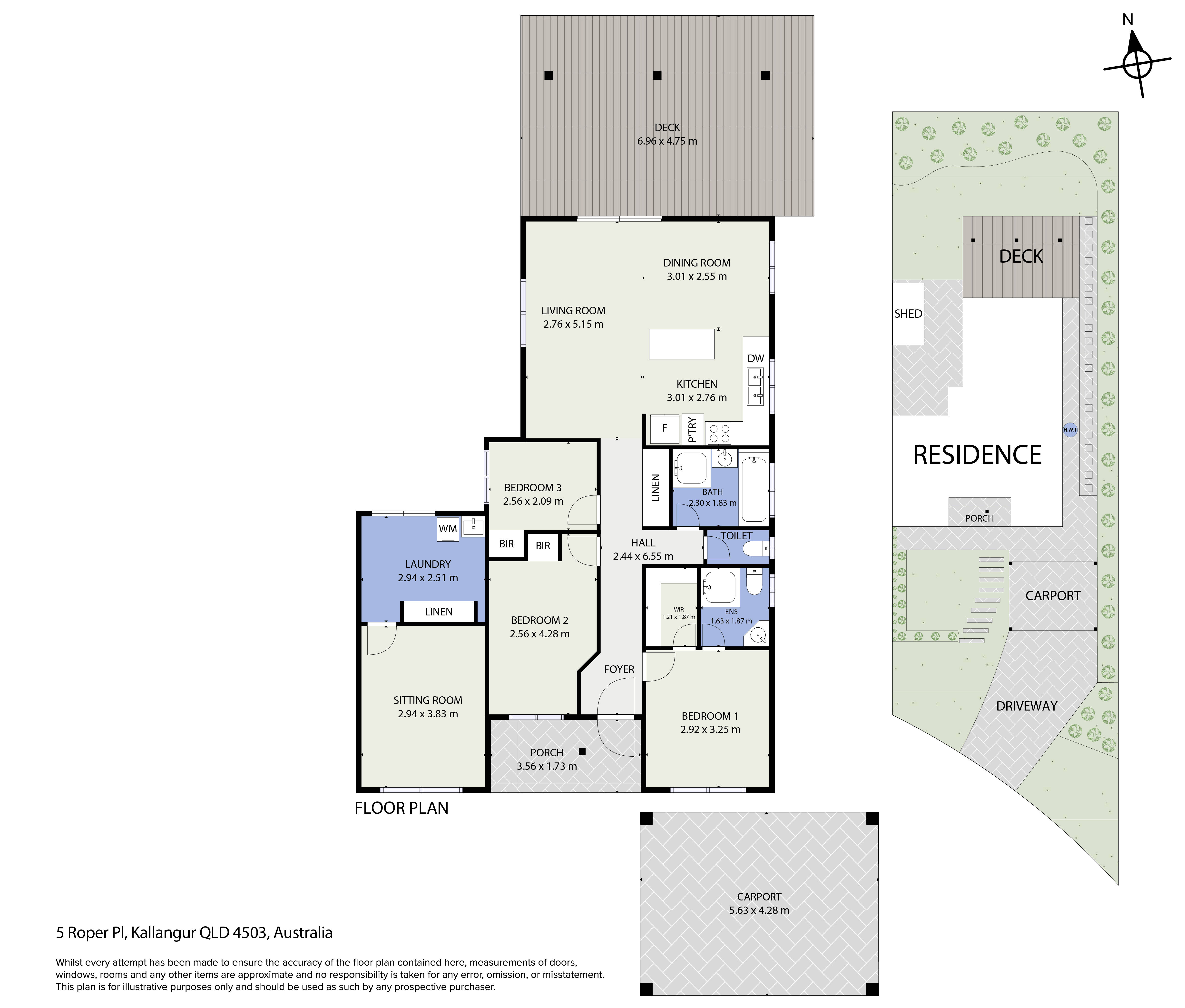 3-bedroom house at 5 Roper Place, Kallangur, QLD 4503, Moreton Bay, Queensland