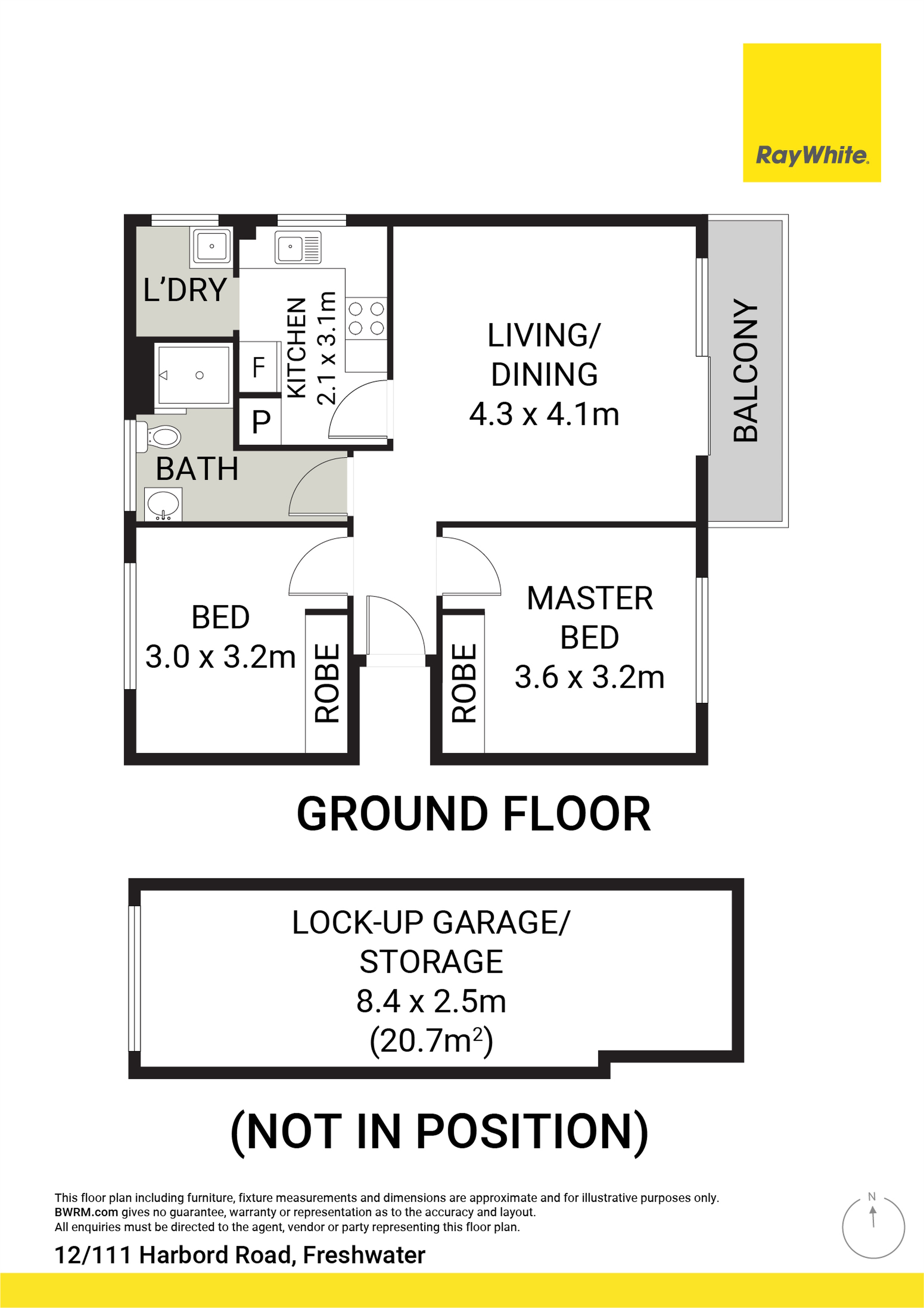2-bedroom unit at 12/111 Harbord Road, Freshwater, NSW 2096, Northern Beaches, New South Wales