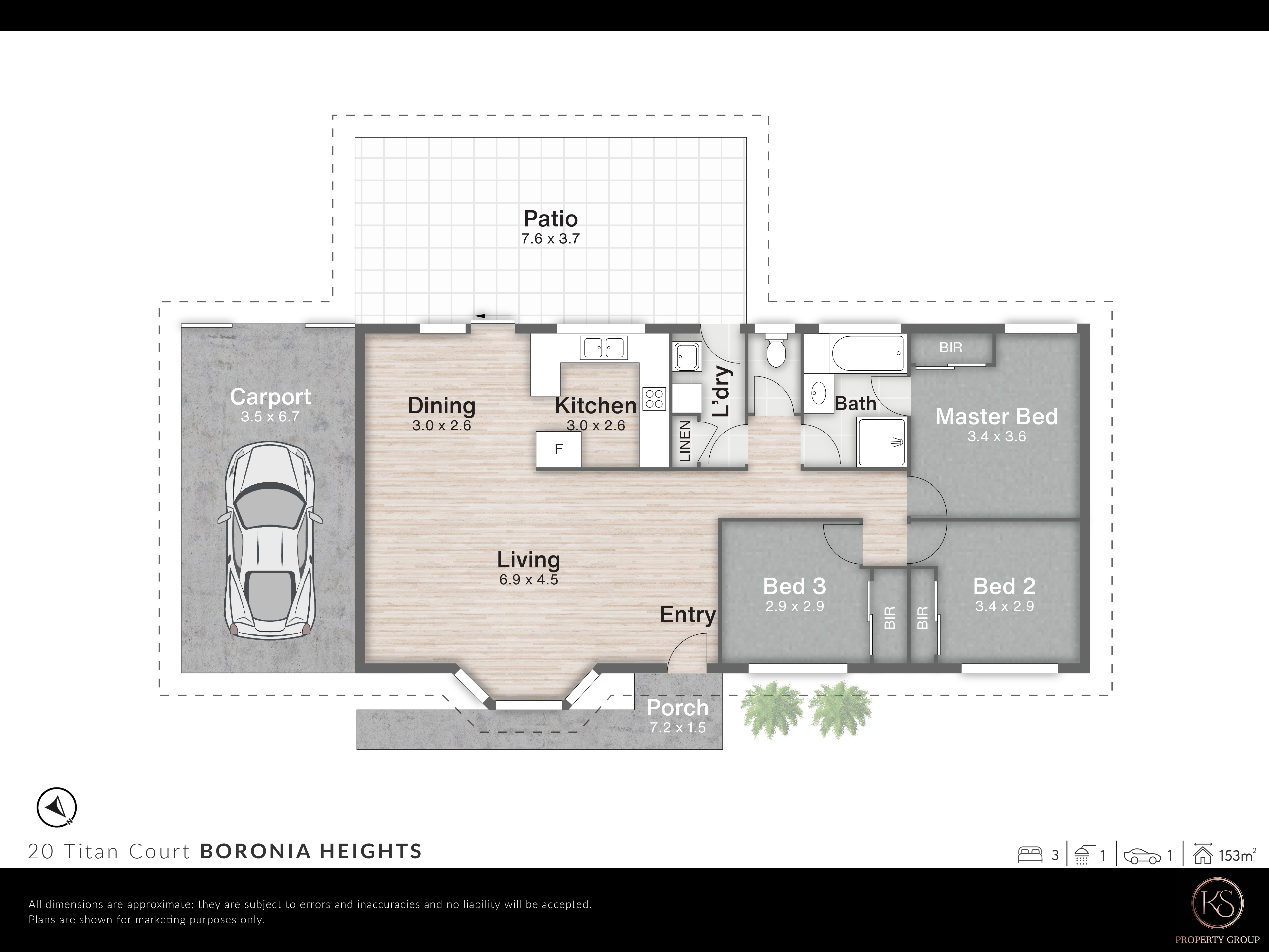 3-bedroom house at 20 TITAN COURT, Boronia Heights QLD 4124, Logan, Queensland