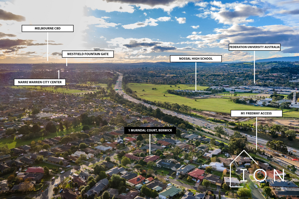 3-bedroom house at 1 MURNDAL COURT, Berwick VIC 3806, Casey, Victoria