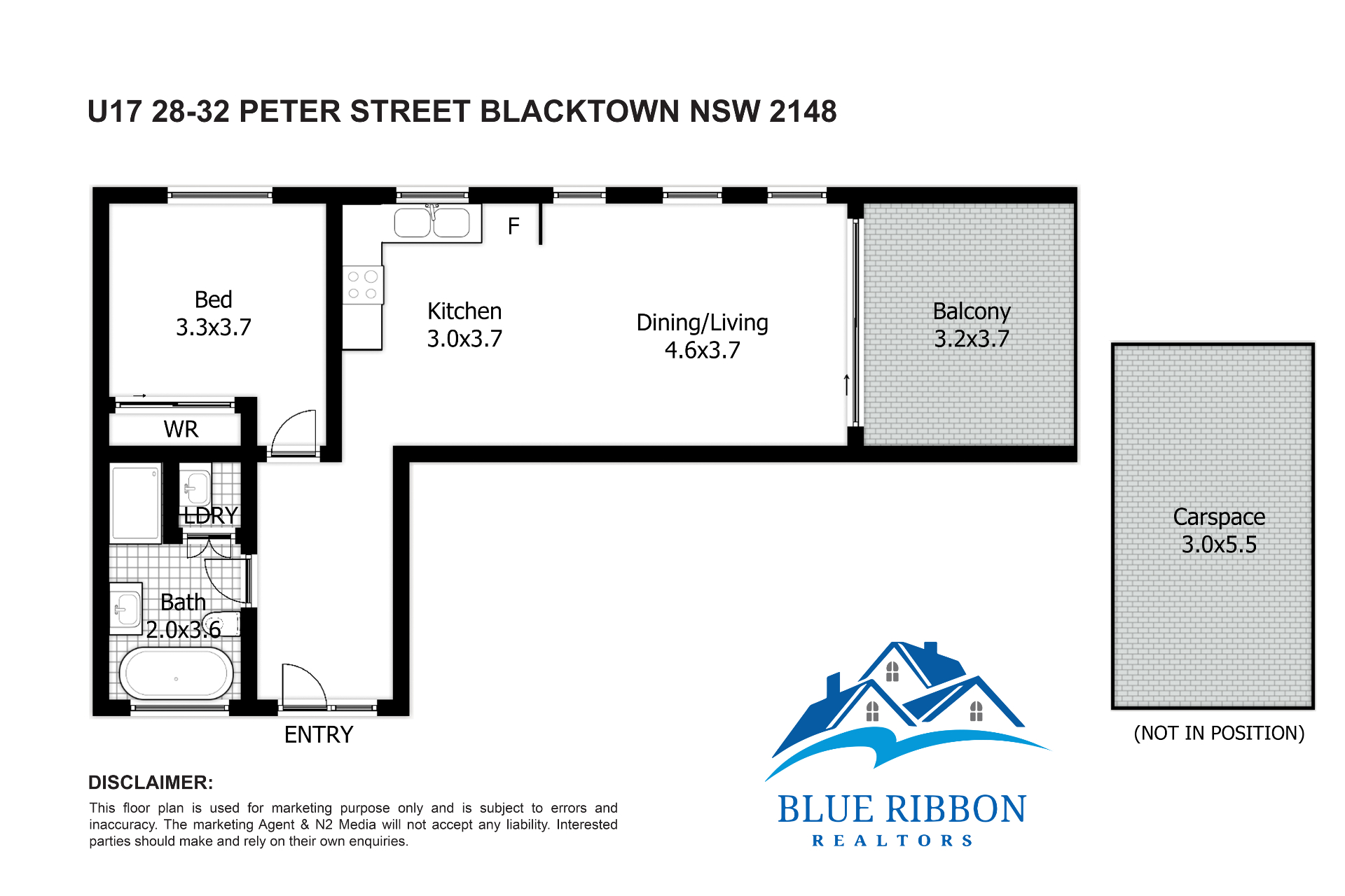 1-bedroom unit at 28 Peter Street, Blacktown, NSW 2148, Blacktown, New South Wales