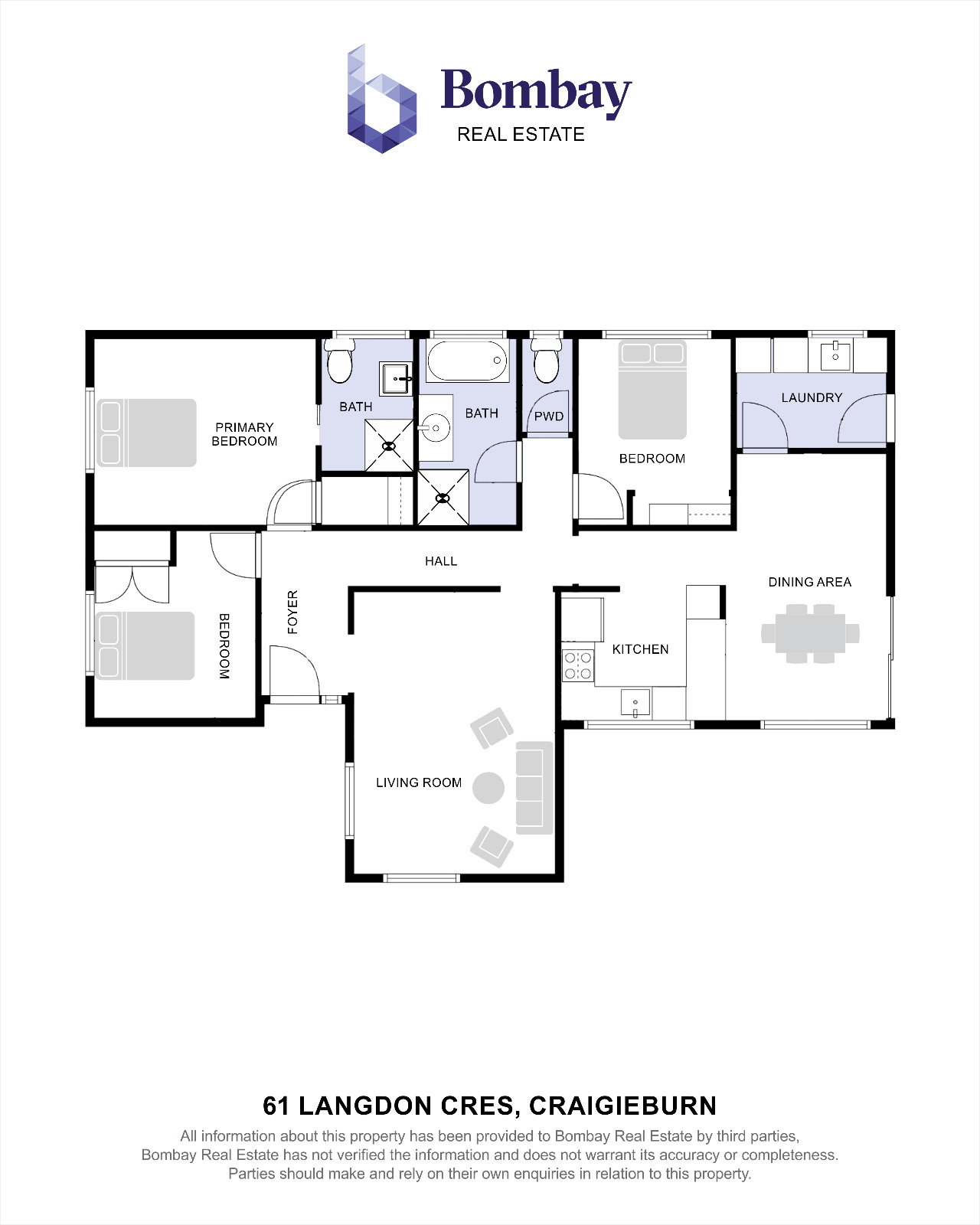 3-bedroom house at 61 Langdon Crescent, Craigieburn, VIC 3064, Hume, Victoria