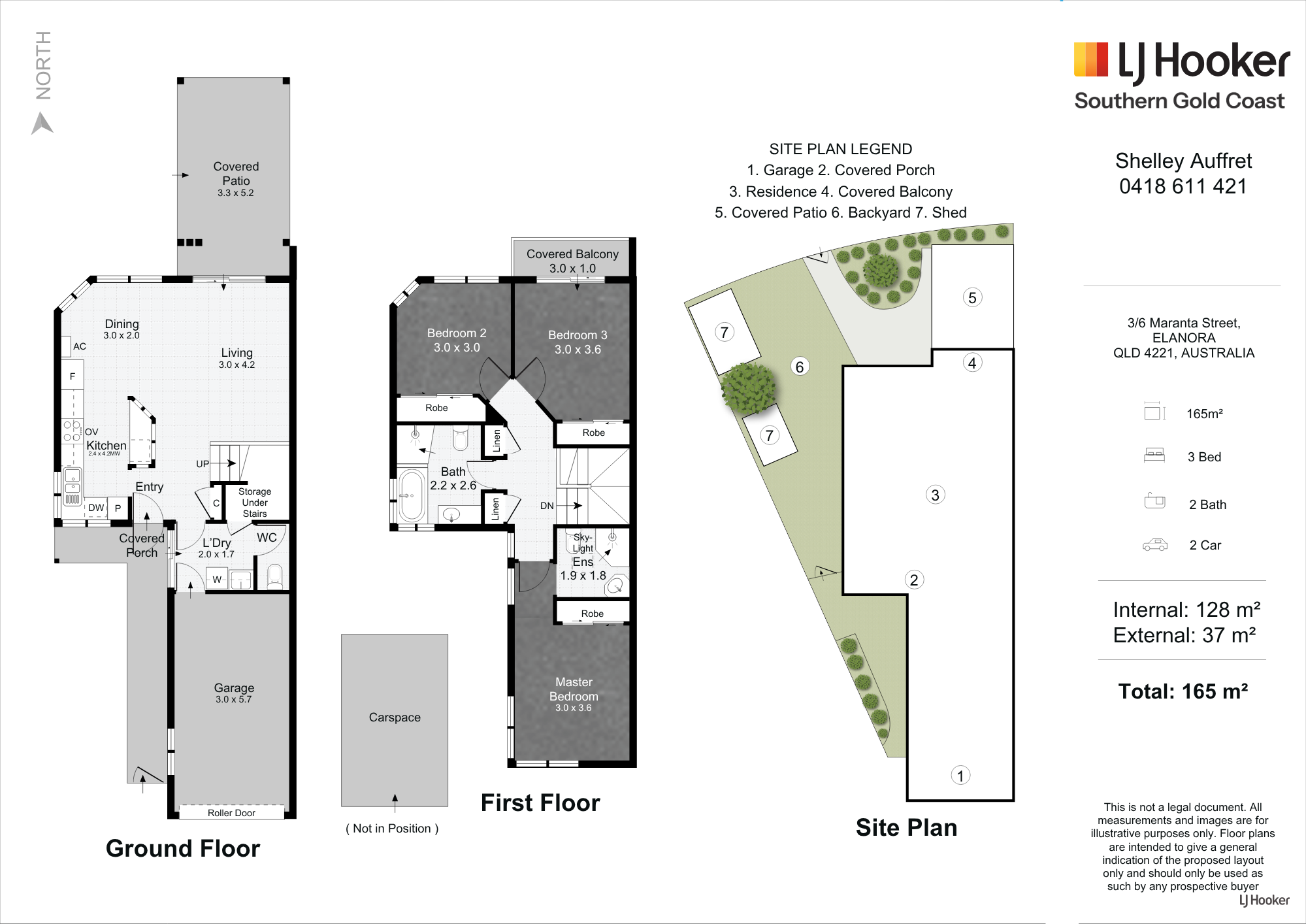 3-bedroom unit at 3/6 Maranta Street, Elanora, QLD 4221, Gold Coast, Queensland