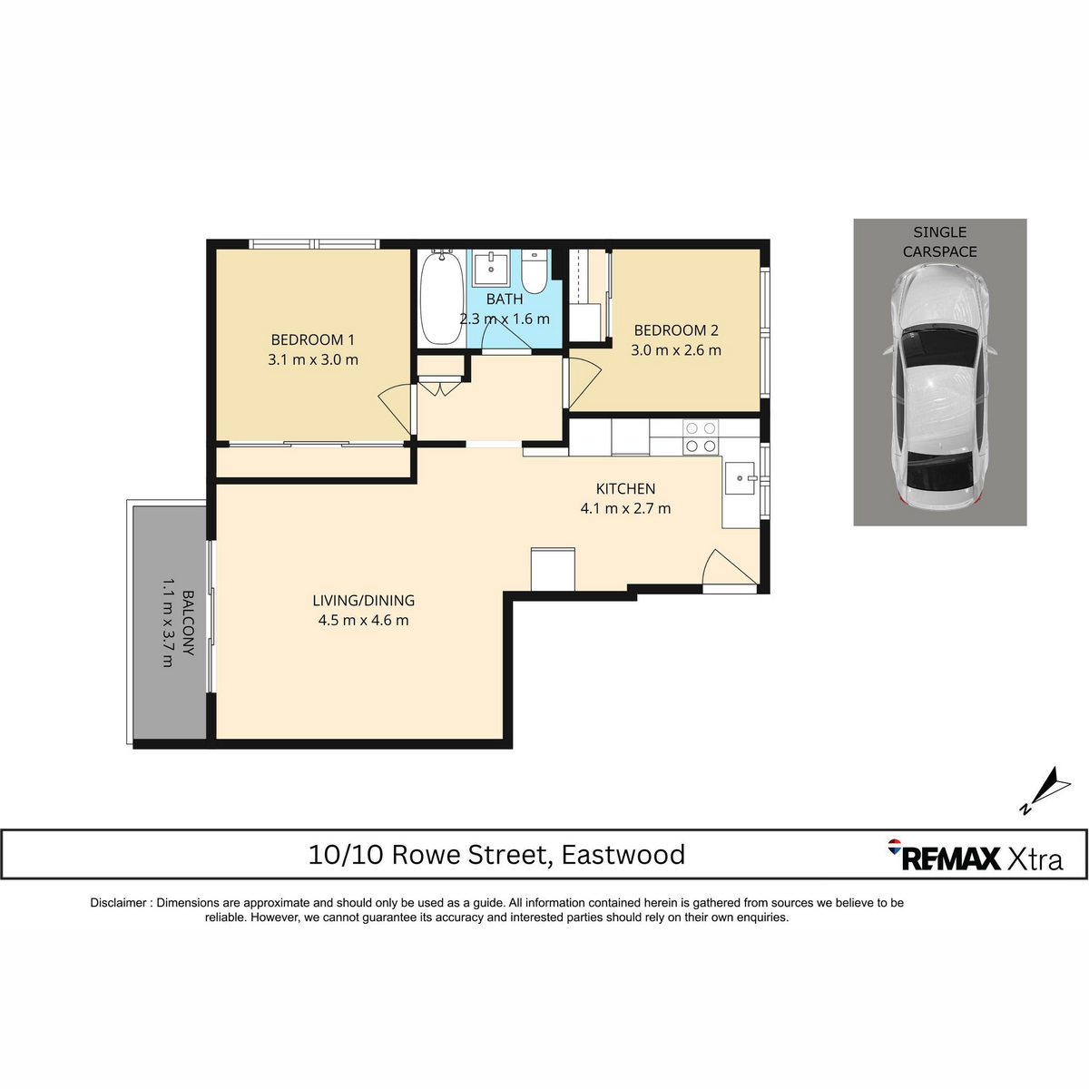 2-bedroom unit at 10/10 Rowe Street, Eastwood, NSW 2122, Ryde, New South Wales