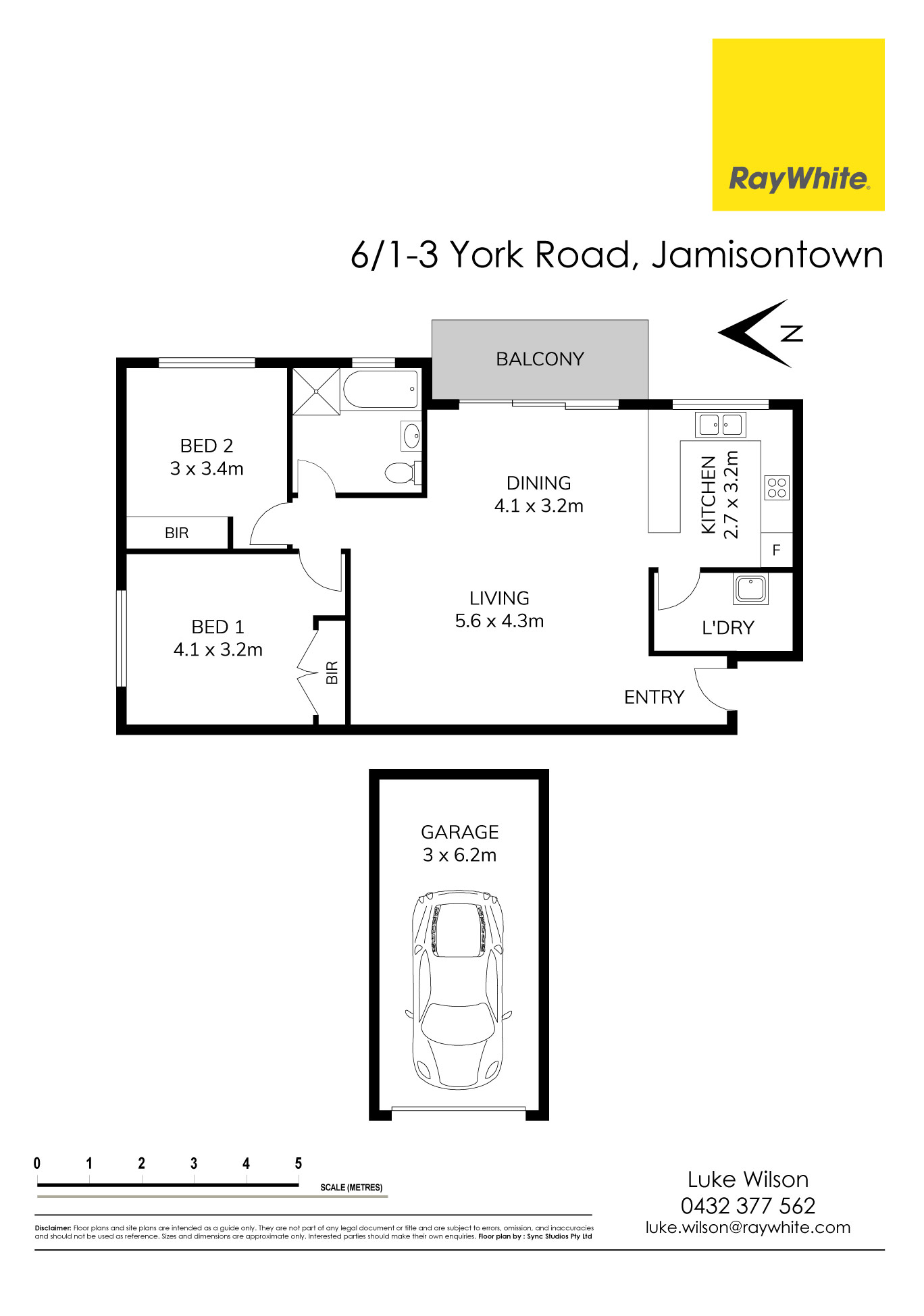2-bedroom unit at 6/1-3 York Road, Jamisontown, NSW 2750, Penrith, New South Wales