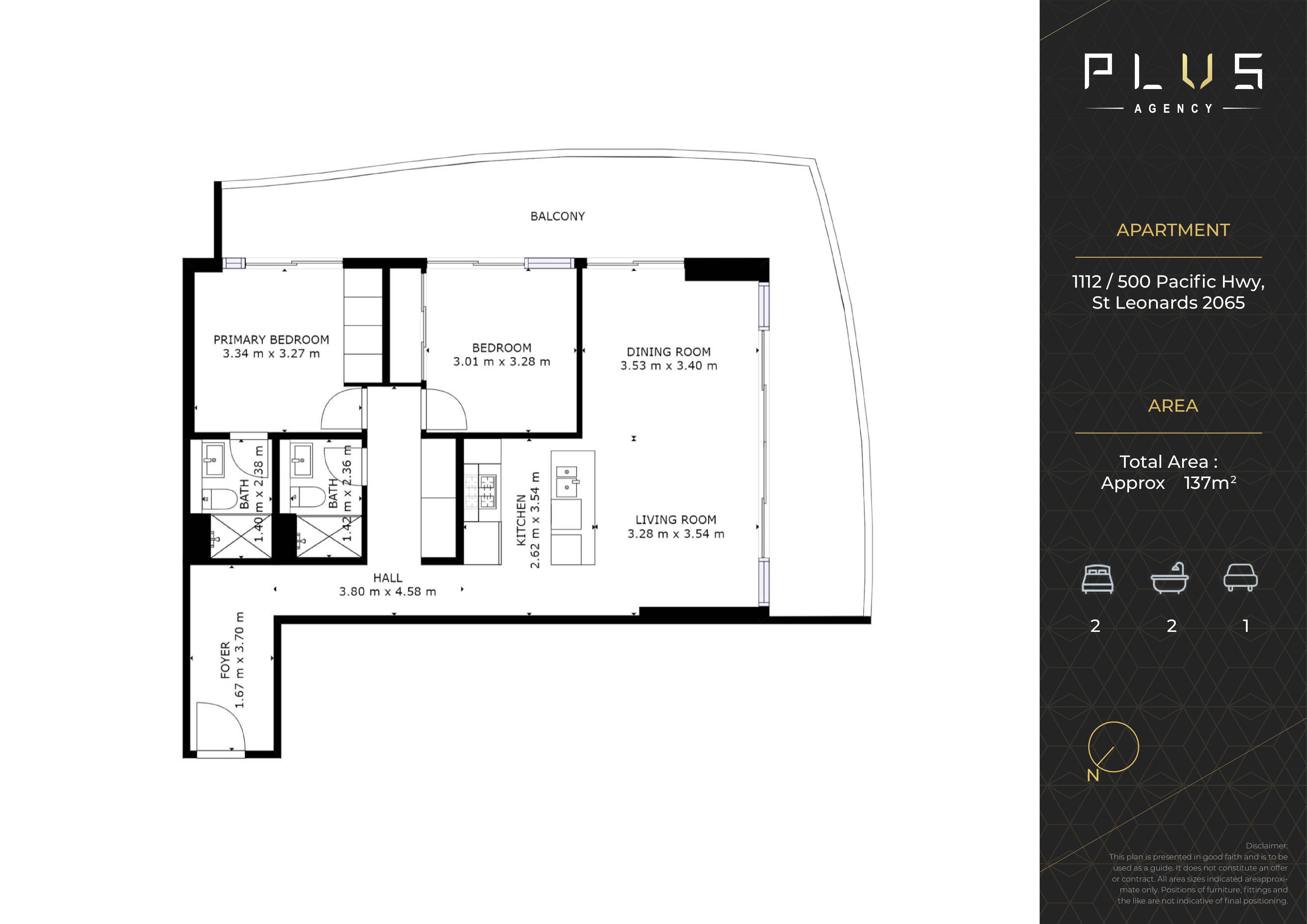 1112/500 Pacific Highway, St Leonards, NSW 2065 - Image 1