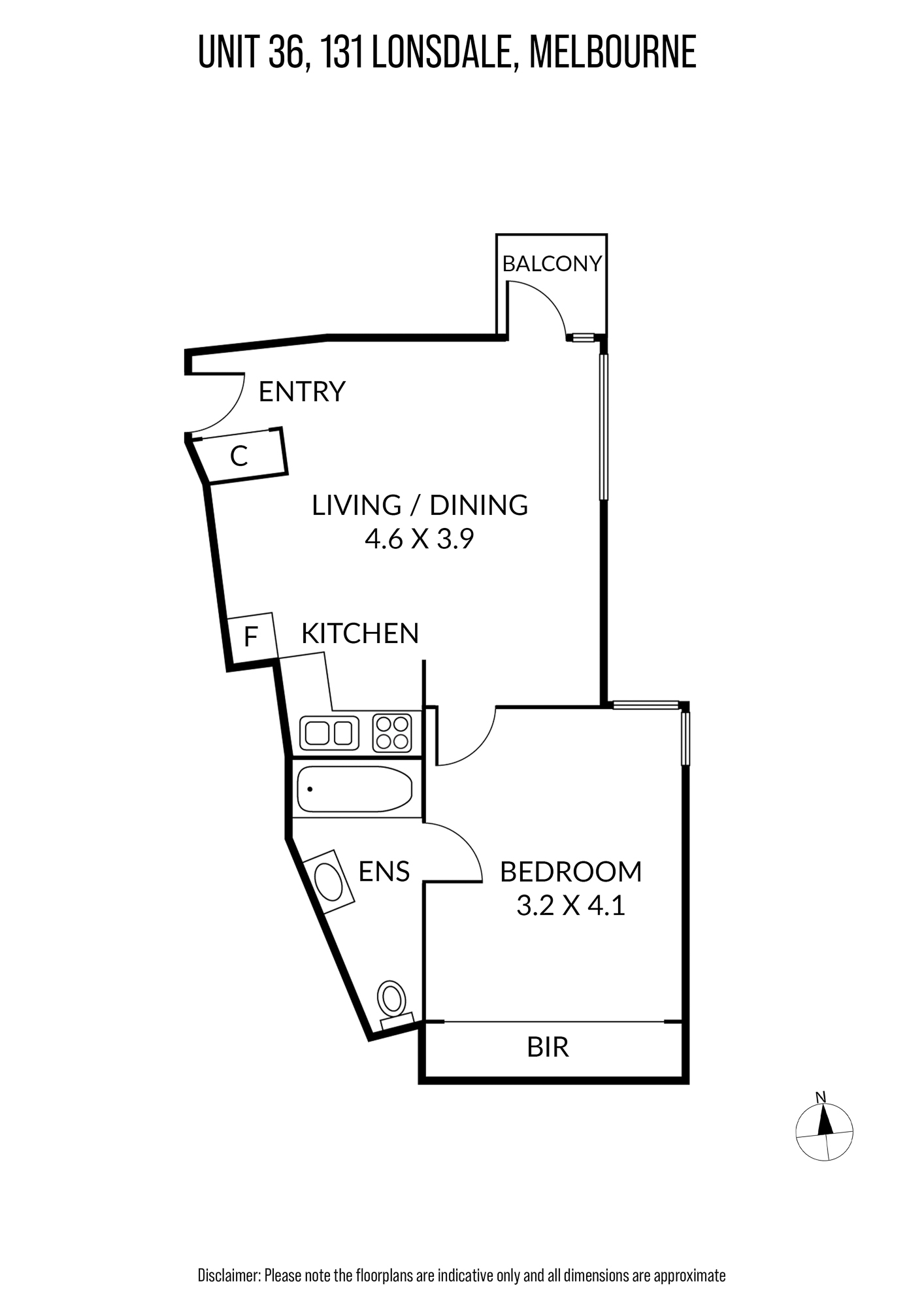 1-bedroom unit at 36/131 Lonsdale Street, Melbourne, Vic, 3000, Melbourne, Victoria