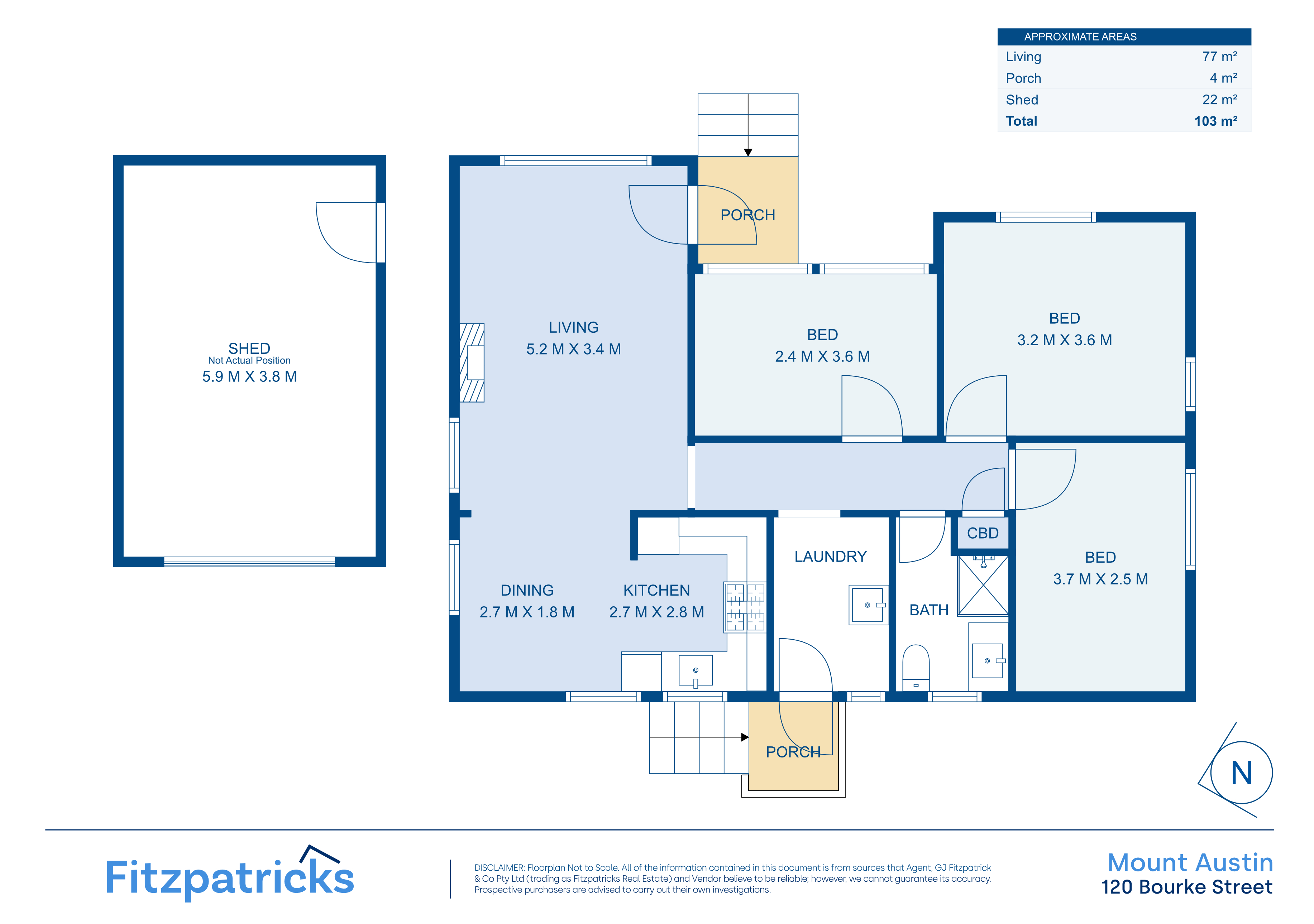 3-bedroom house at 120 Bourke Street, Mount Austin, NSW 2650, Wagga Wagga, New South Wales
