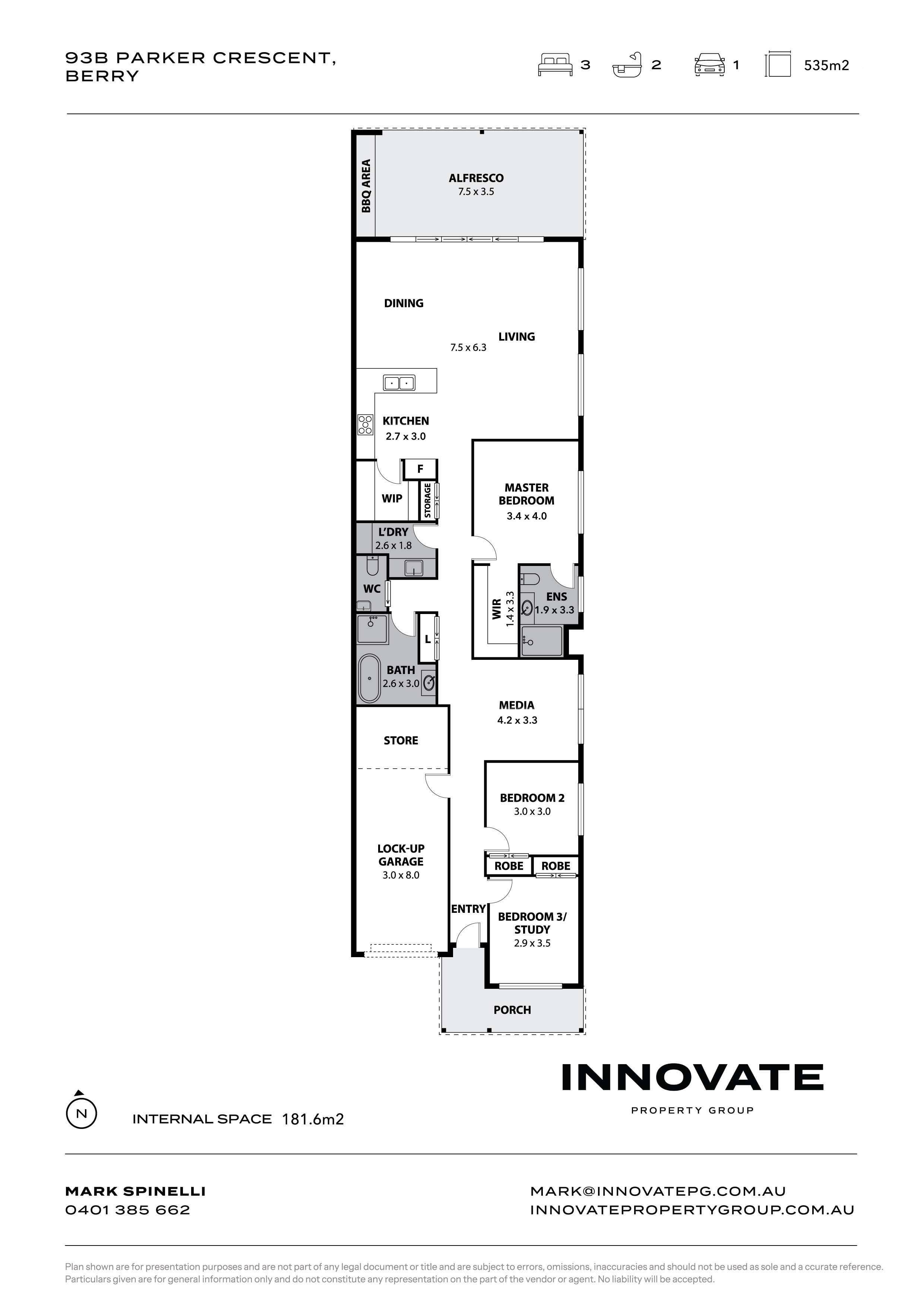 3-bedroom unit at 93B PARKER CRESCENT, Berry NSW 2535, Shoalhaven, New South Wales