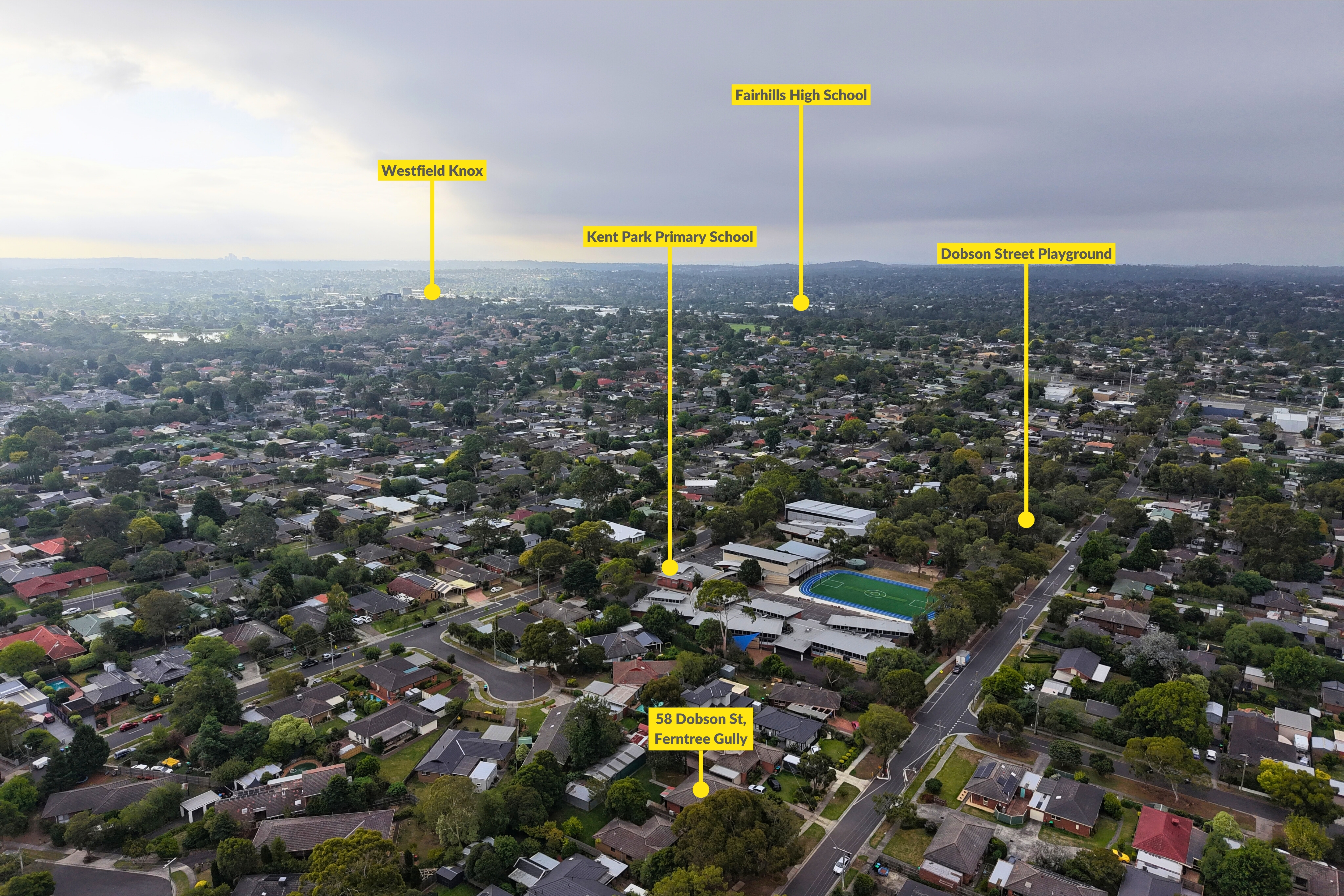 3-bedroom house at 58 Dobson Street, Ferntree Gully, VIC 3156, Knox, Victoria