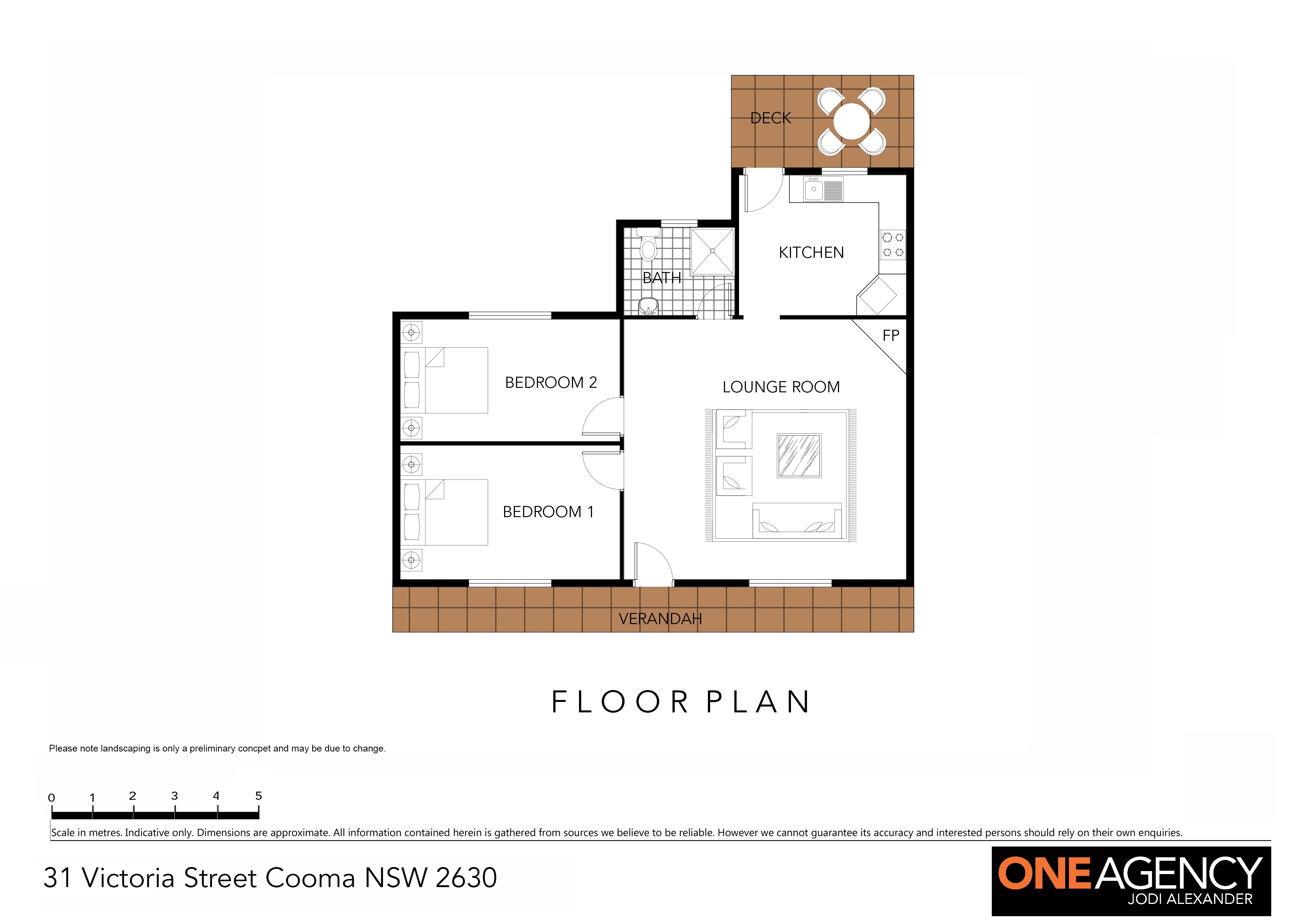 2-bedroom unit at 31 Victoria Street, Cooma, NSW 2630, Snowy Monaro, New South Wales