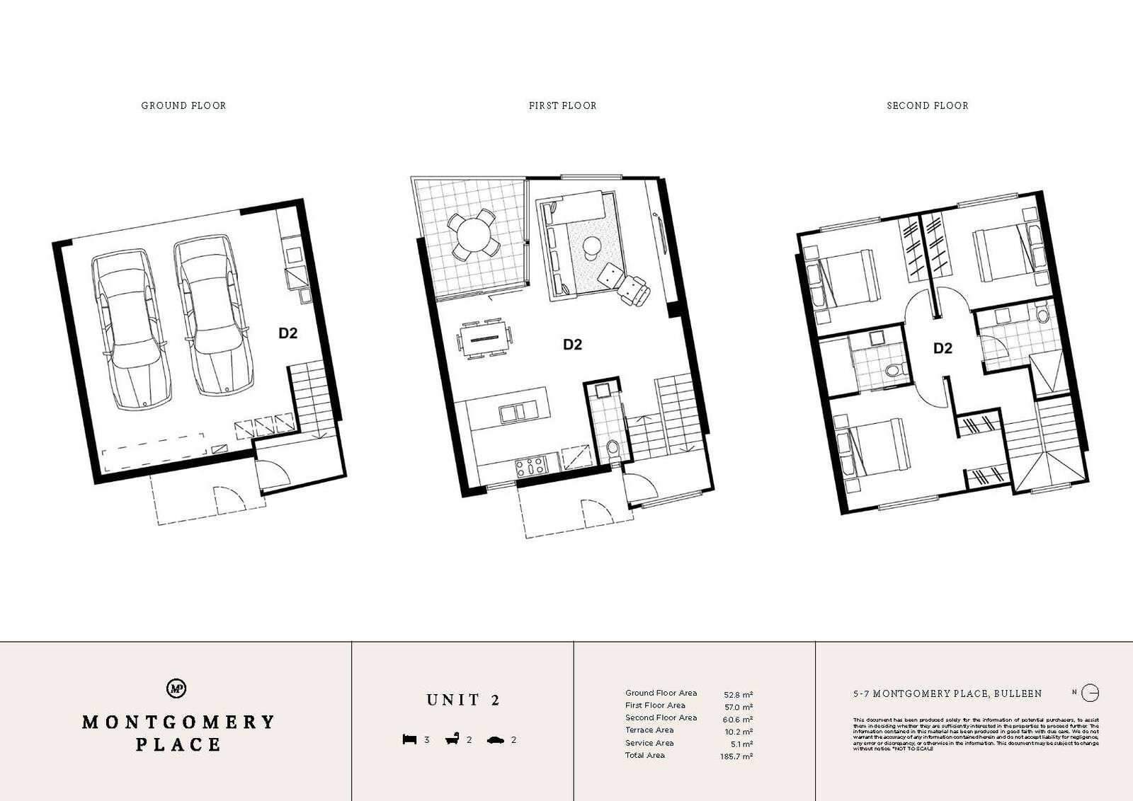 3-bedroom unit at 1-8/5-7 Montgomery Place, Bulleen, VIC 3105, Manningham, Victoria