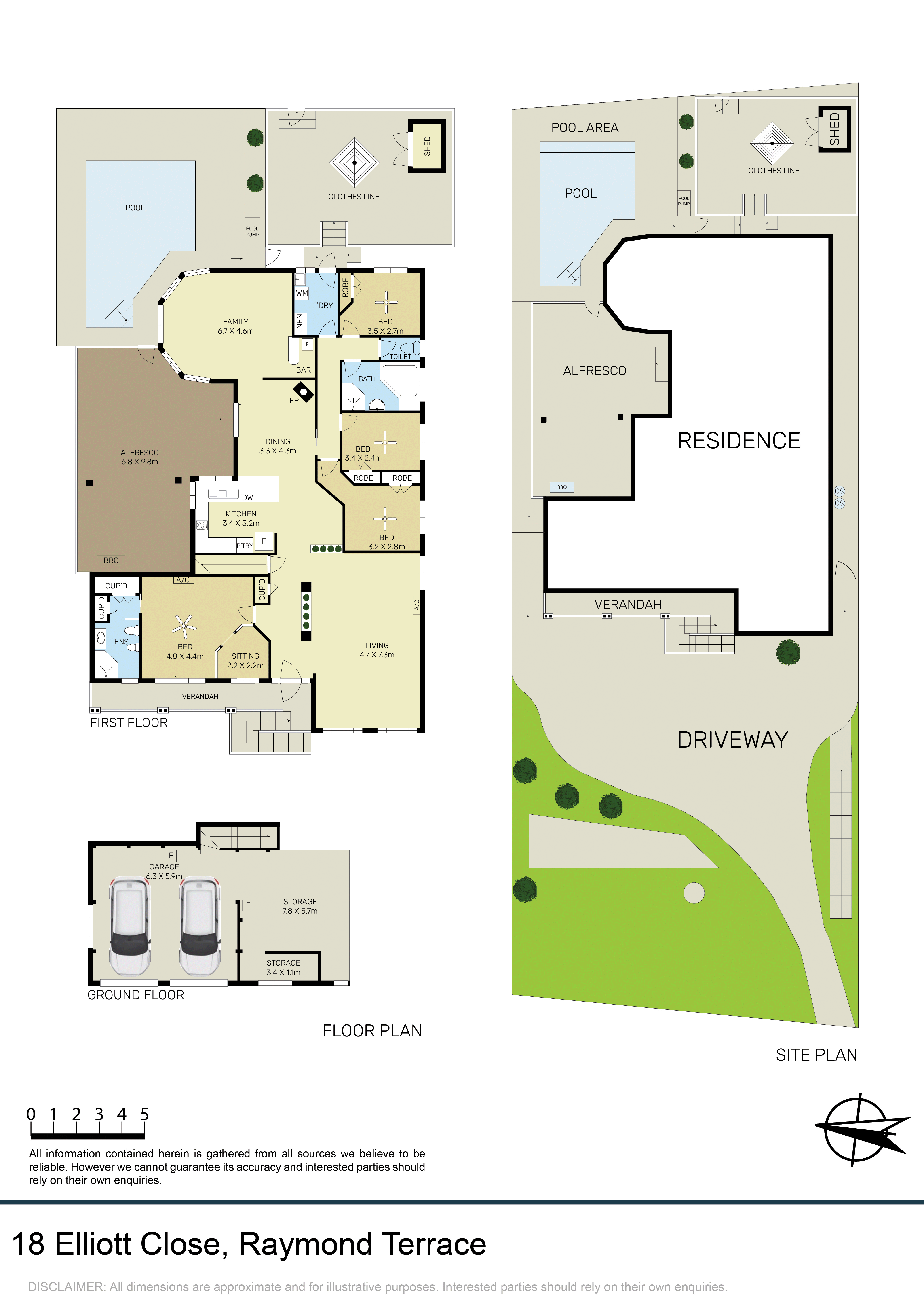 4-bedroom house at 18 Elliott Close, Raymond Terrace, NSW 2324, Port Stephens, New South Wales