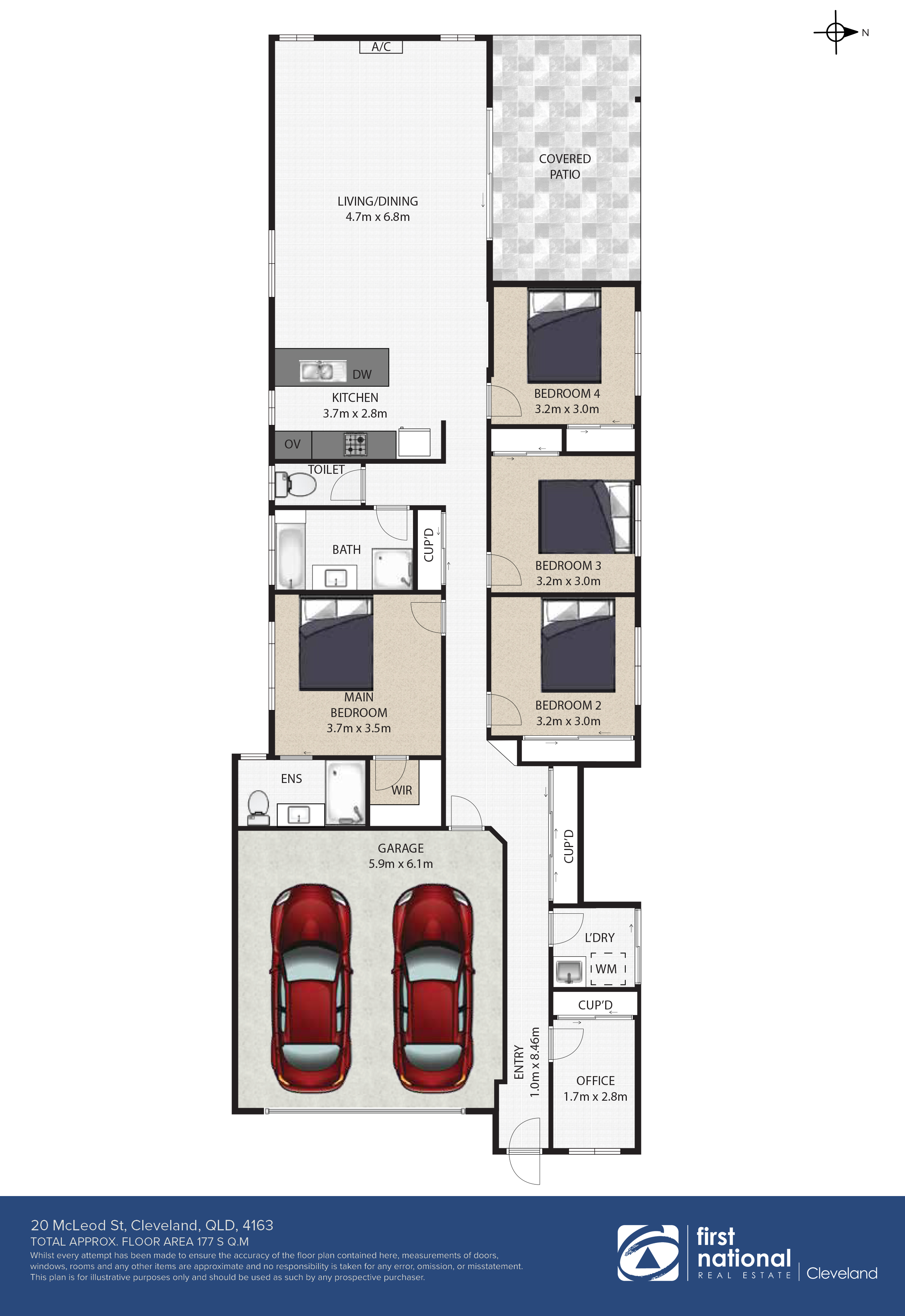 4-bedroom house at 20 MCLEOD STREET, Cleveland QLD 4163, Redland, Queensland