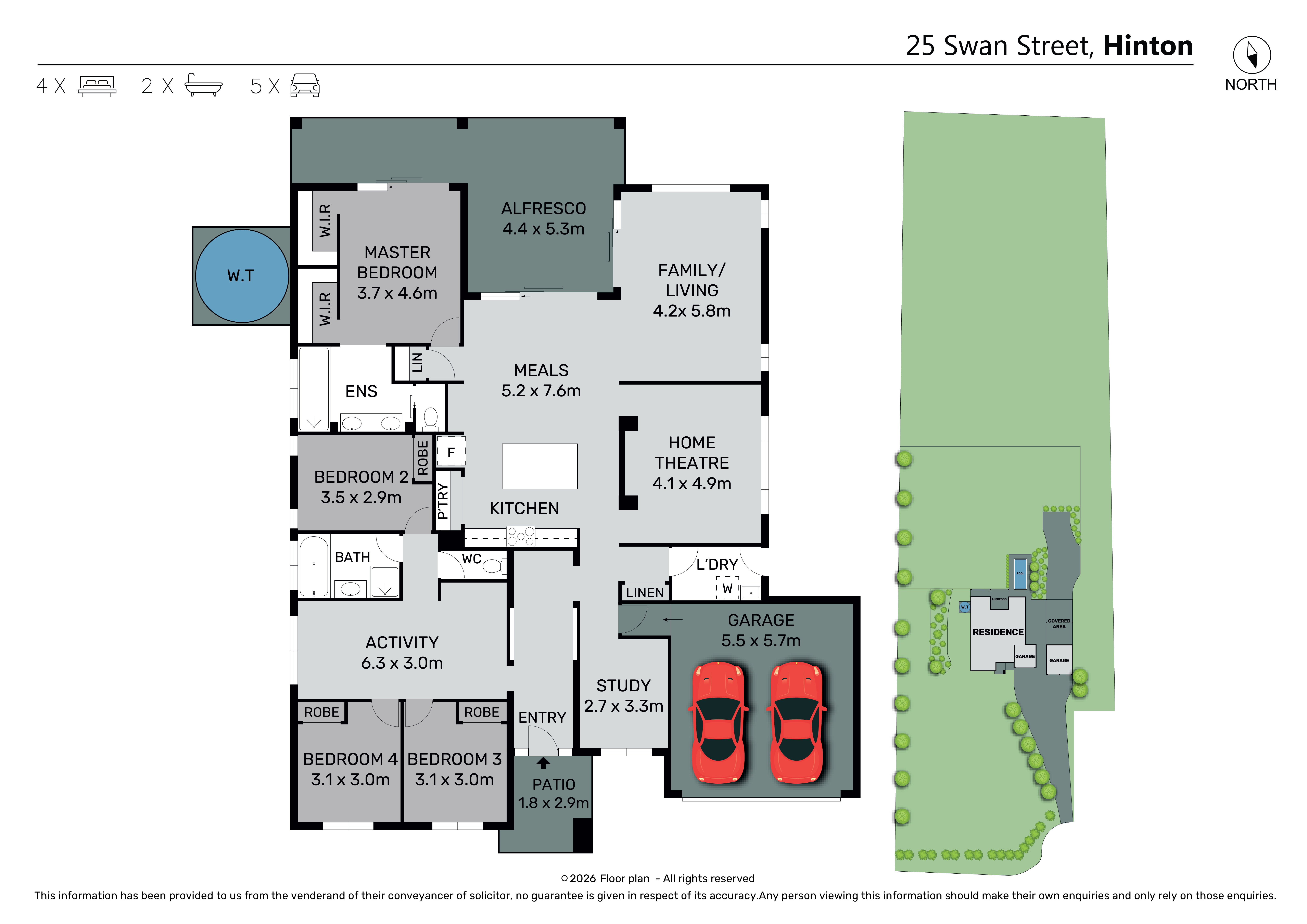 4-bedroom house at 25 Swan Street, Hinton, NSW 2321, Port Stephens, New South Wales