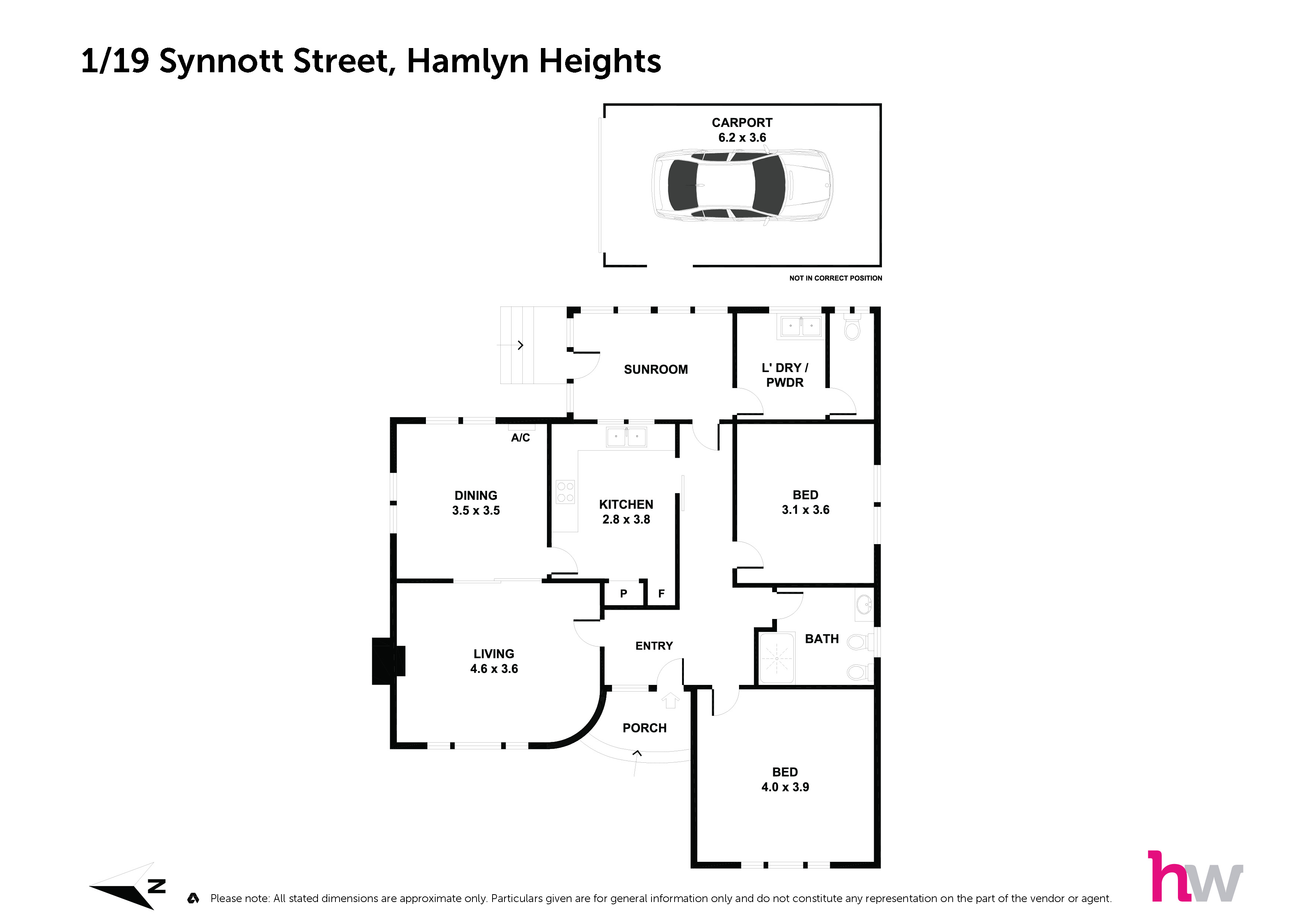 2-bedroom house at 1/19 Synnott Street, Hamlyn Heights, VIC 3215, Greater Geelong, Victoria