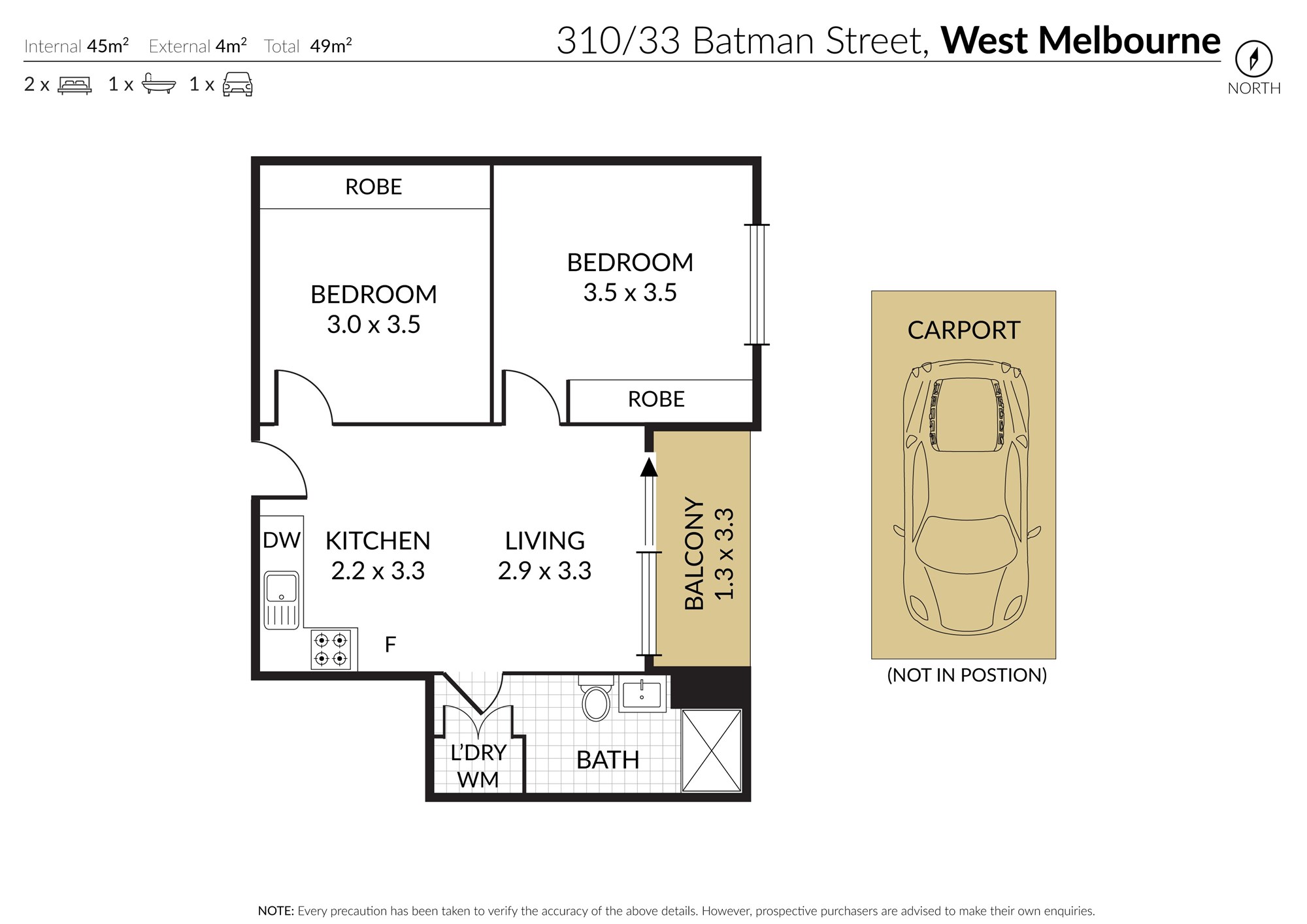 310/41 Batman Street, West Melbourne, Vic, 3003 - Image 1