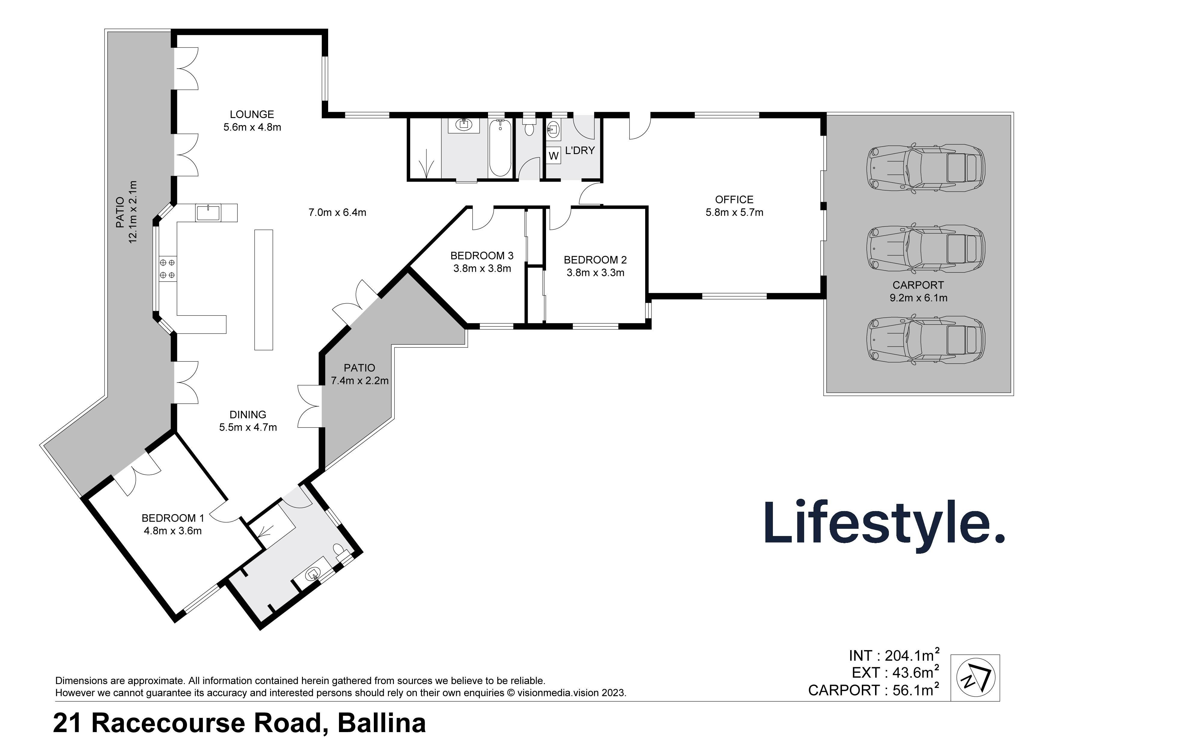 3-bedroom house at 21 RACECOURSE ROAD, Ballina NSW 2478, Ballina, New South Wales