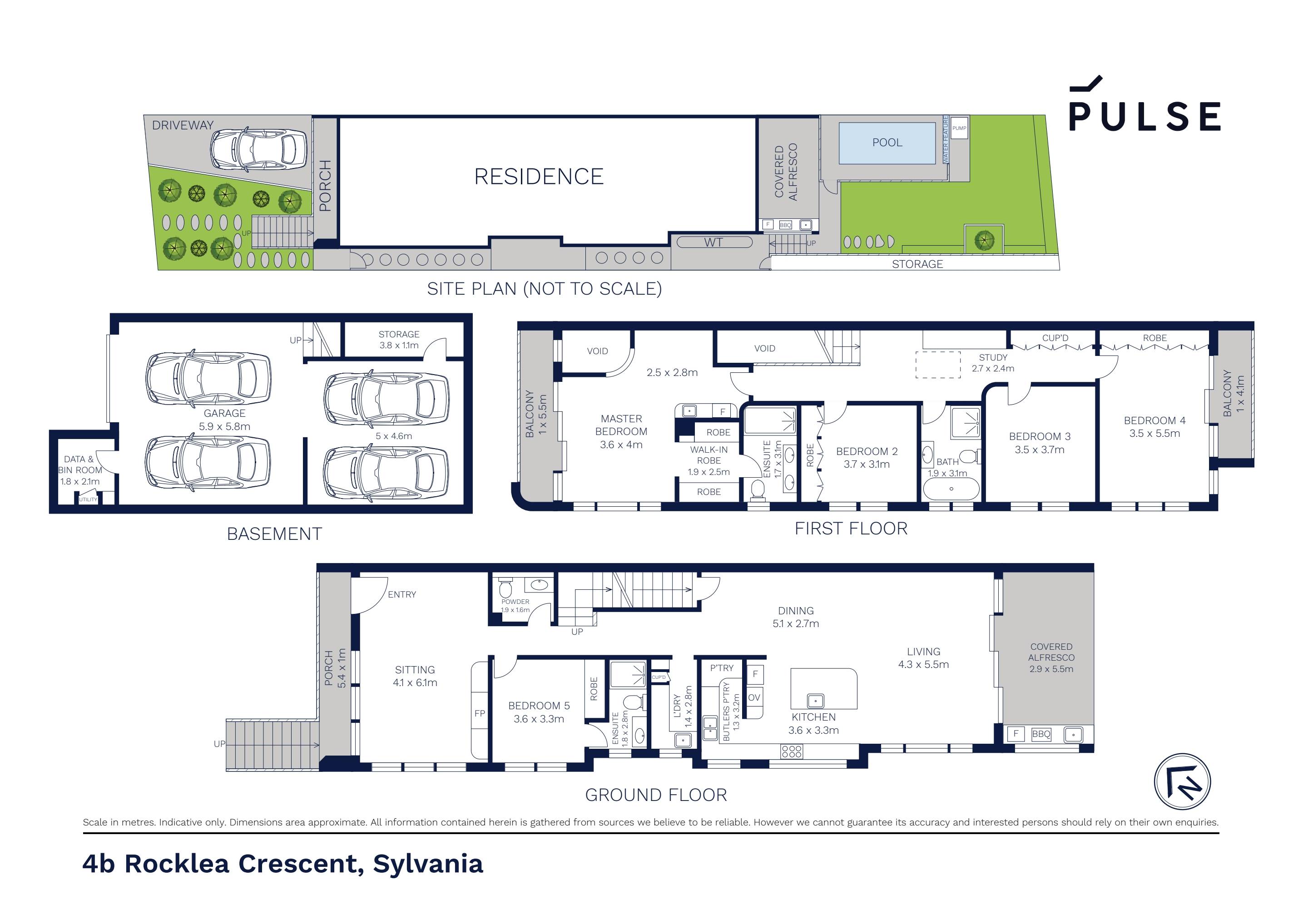5-bedroom unit at 4B Rocklea Crescent, Sylvania, NSW 2224, Sutherland, New South Wales