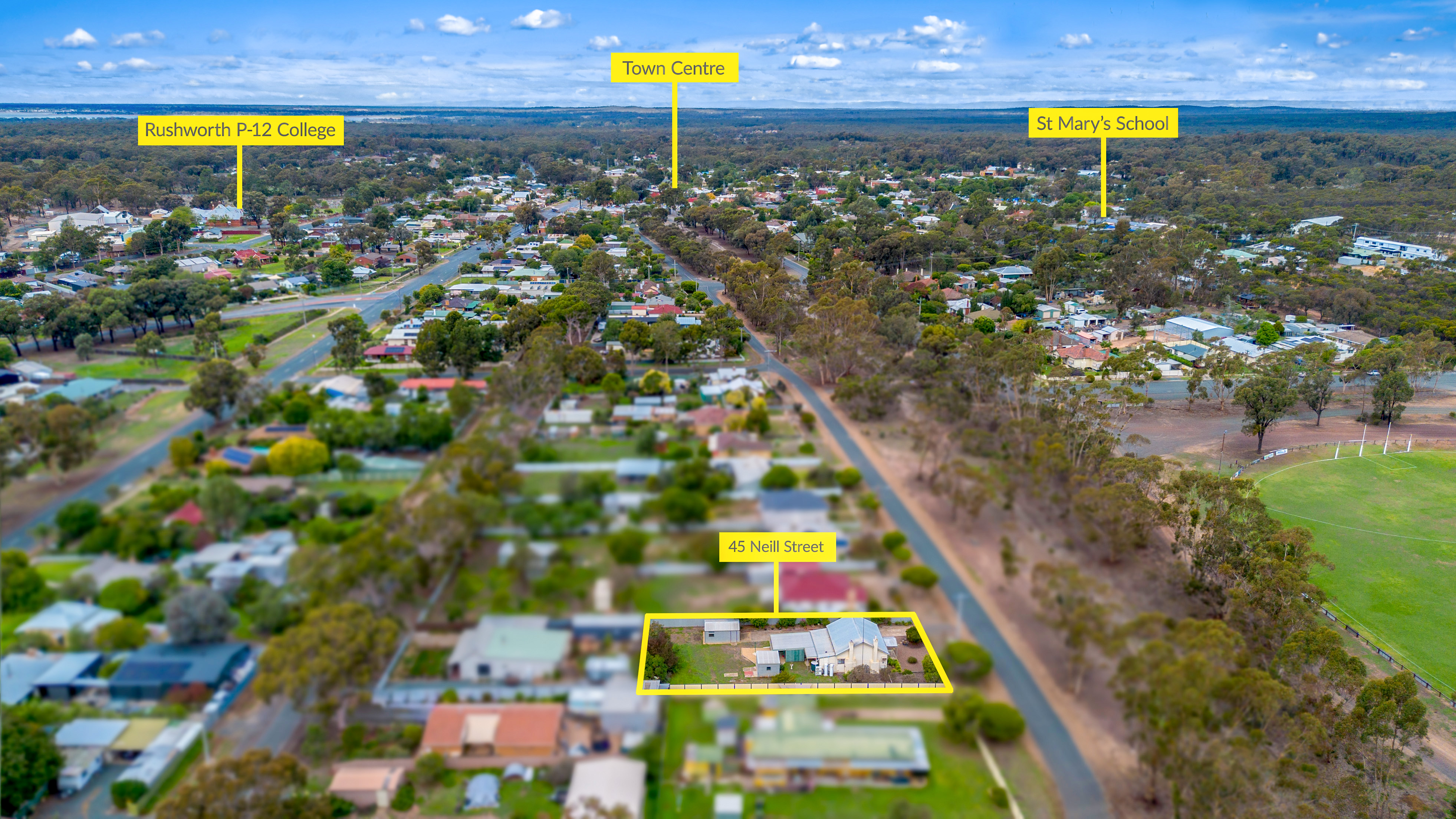 3-bedroom house at 45 NEILL STREET, Rushworth VIC 3612, Campaspe, Victoria