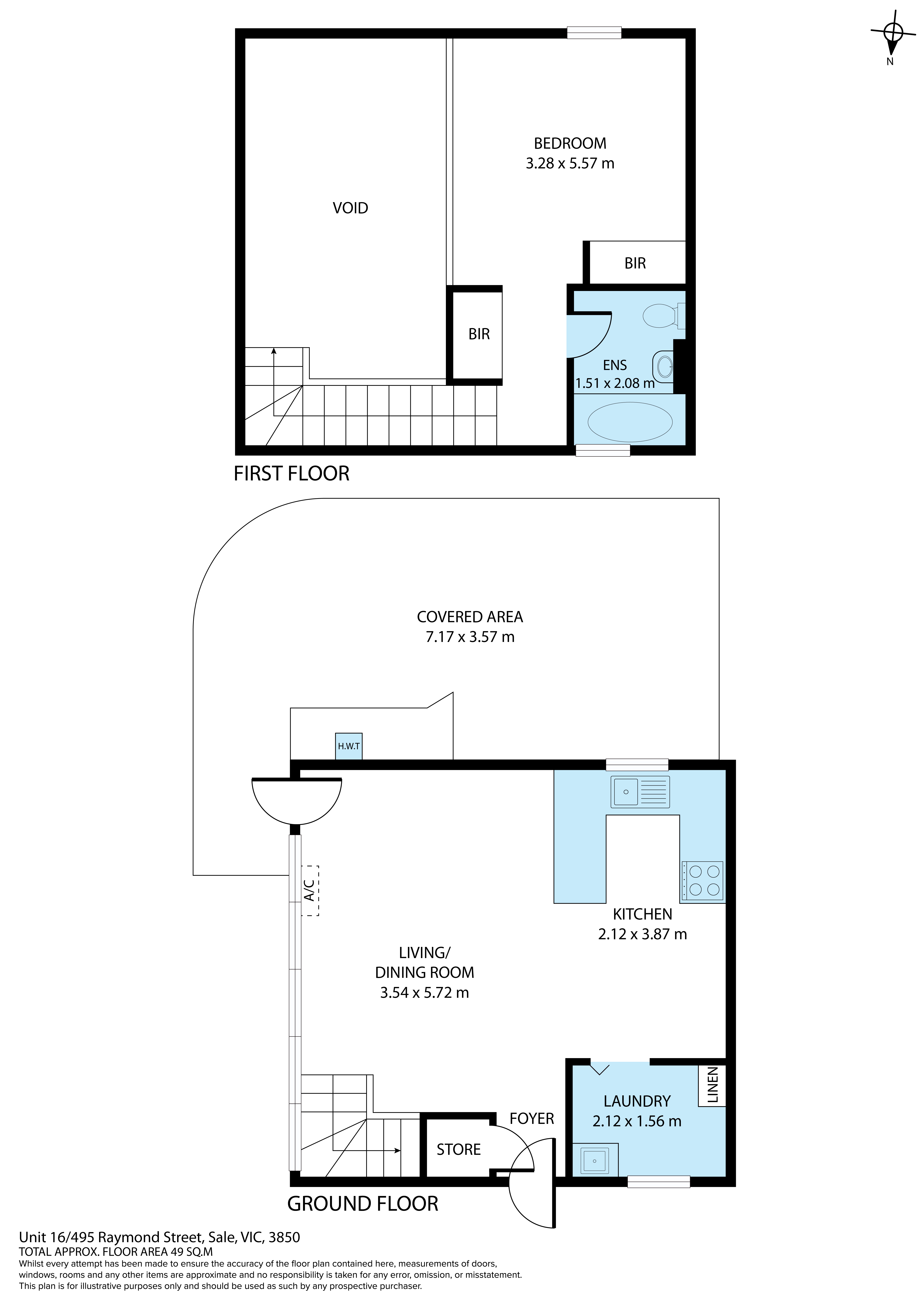 1-bedroom unit at 16 495 RAYMOND STREET, SALE VIC 3850, Wellington, Victoria