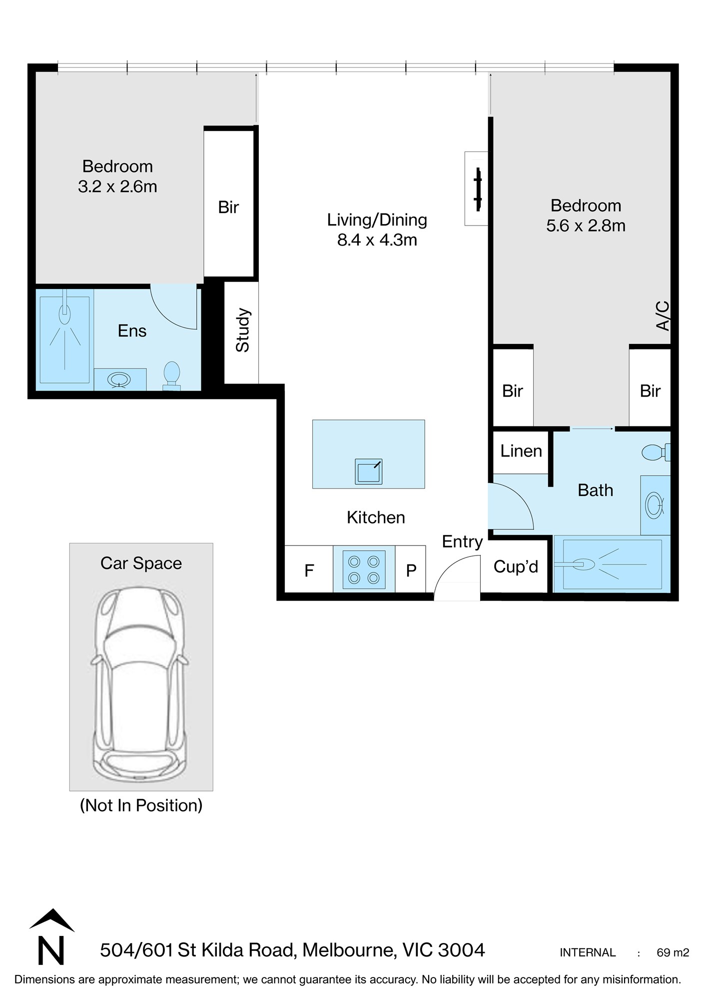 2-bedroom unit at 504/601 St Kilda Rd, Melbourne, Vic, 3004, Melbourne, Victoria