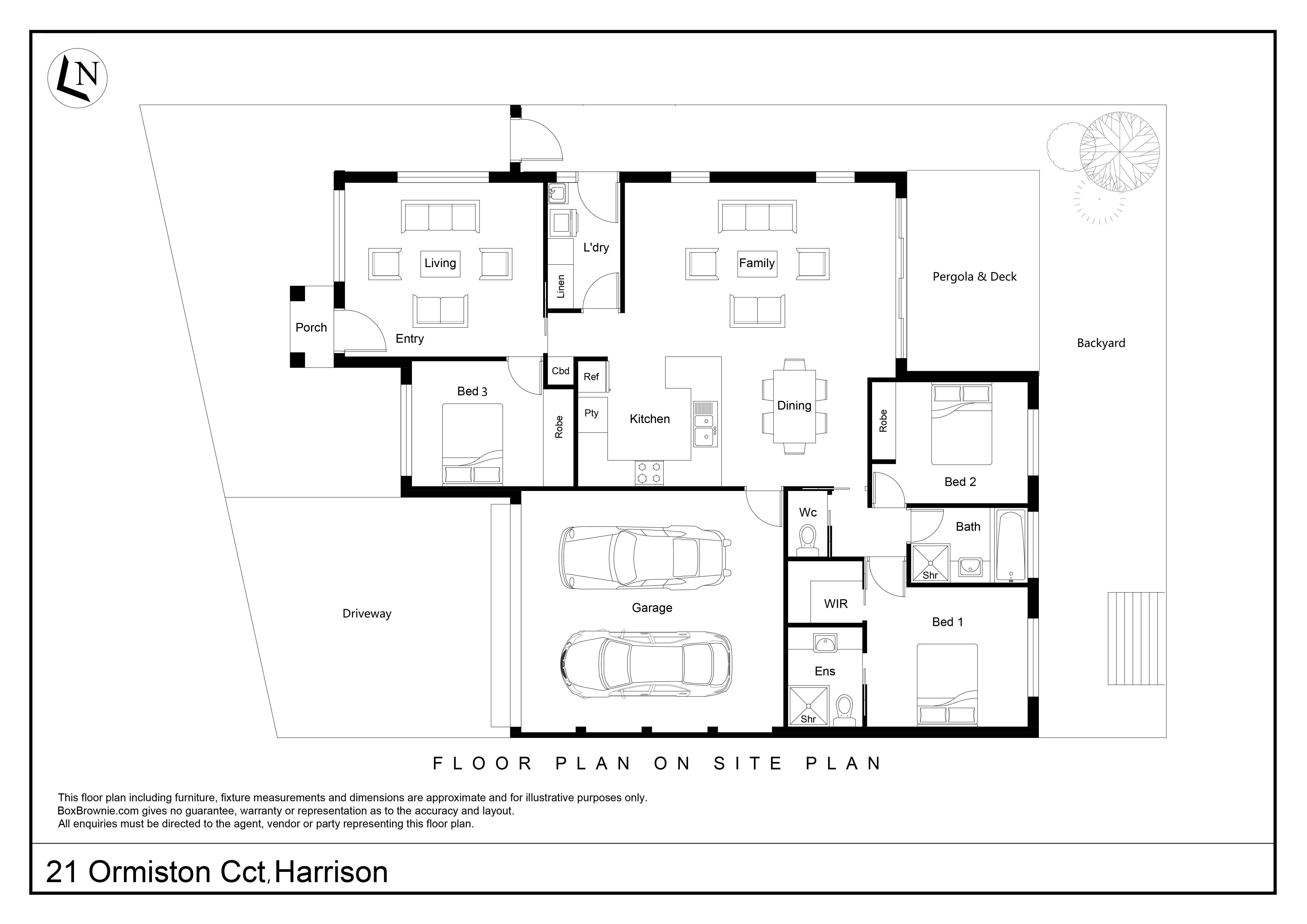 3-bedroom house at 21 Ormiston Cct, Harrison, Act, 2914, Unincorporated Act, Australian Capital Territory