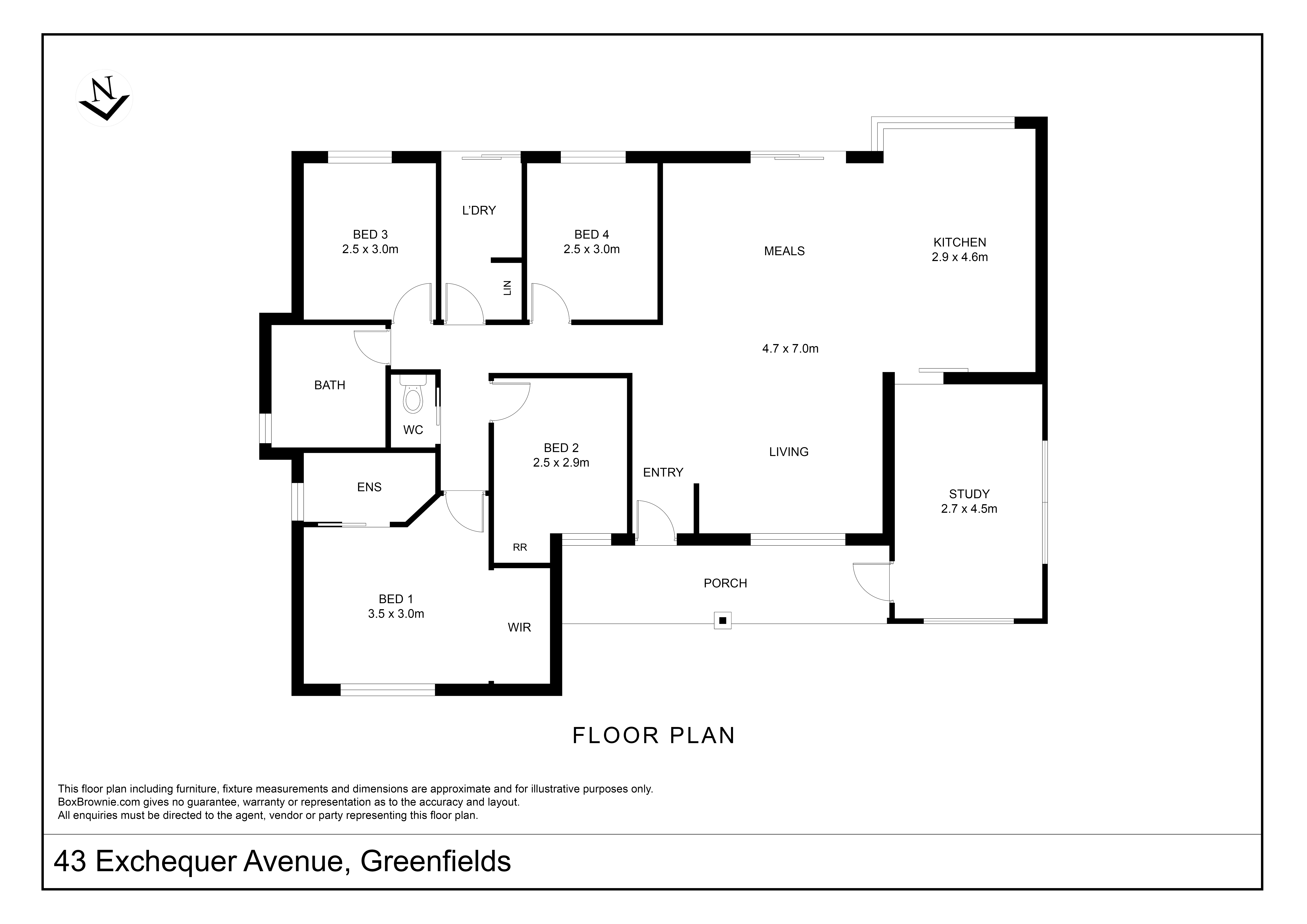 4-bedroom house at 43 Exchequer Avenue, Greenfields, WA 6210, Mandurah, Western Australia
