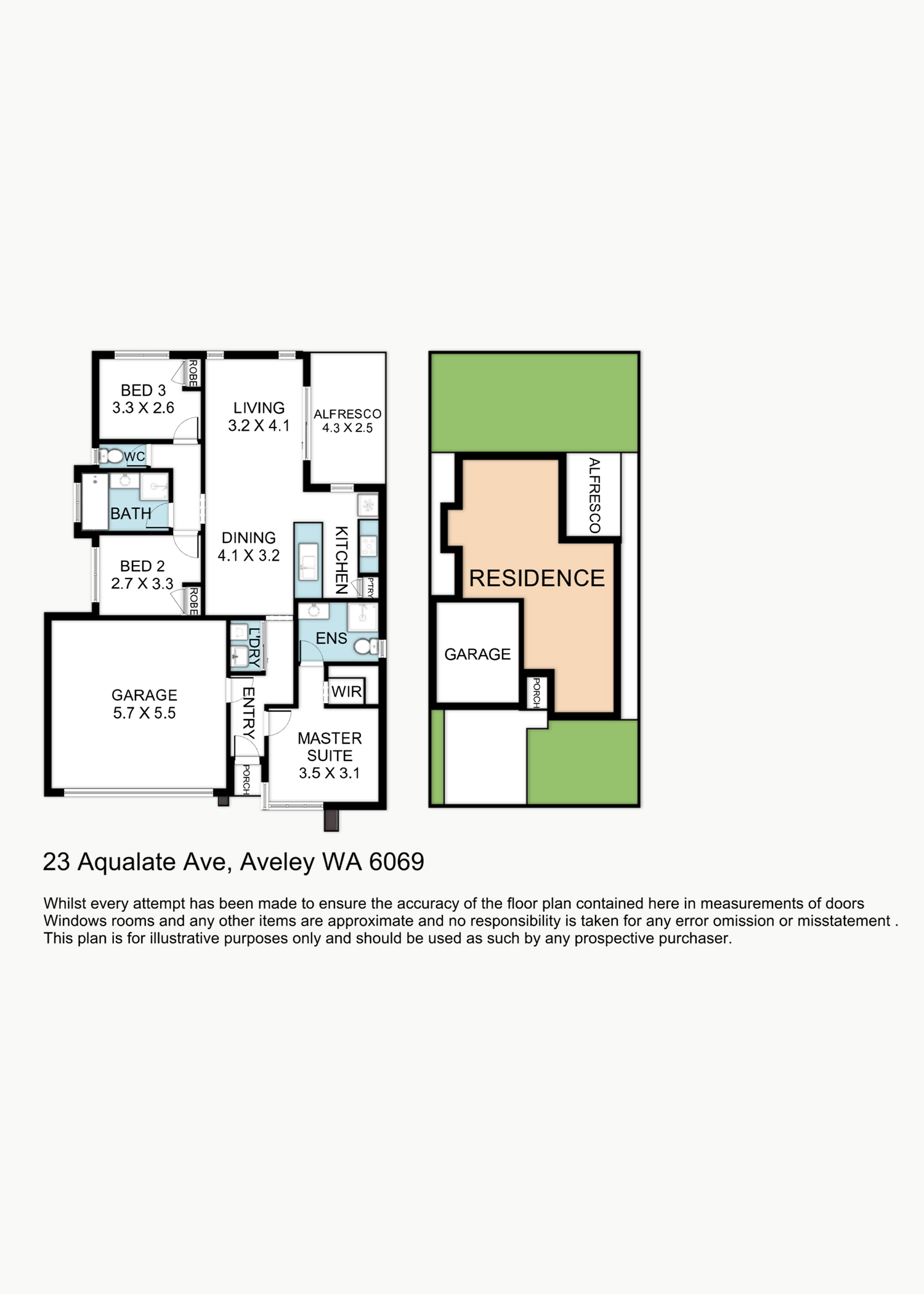 3-bedroom house at 23 Aqualate Avenue, Aveley, WA 6069, Swan, Western Australia
