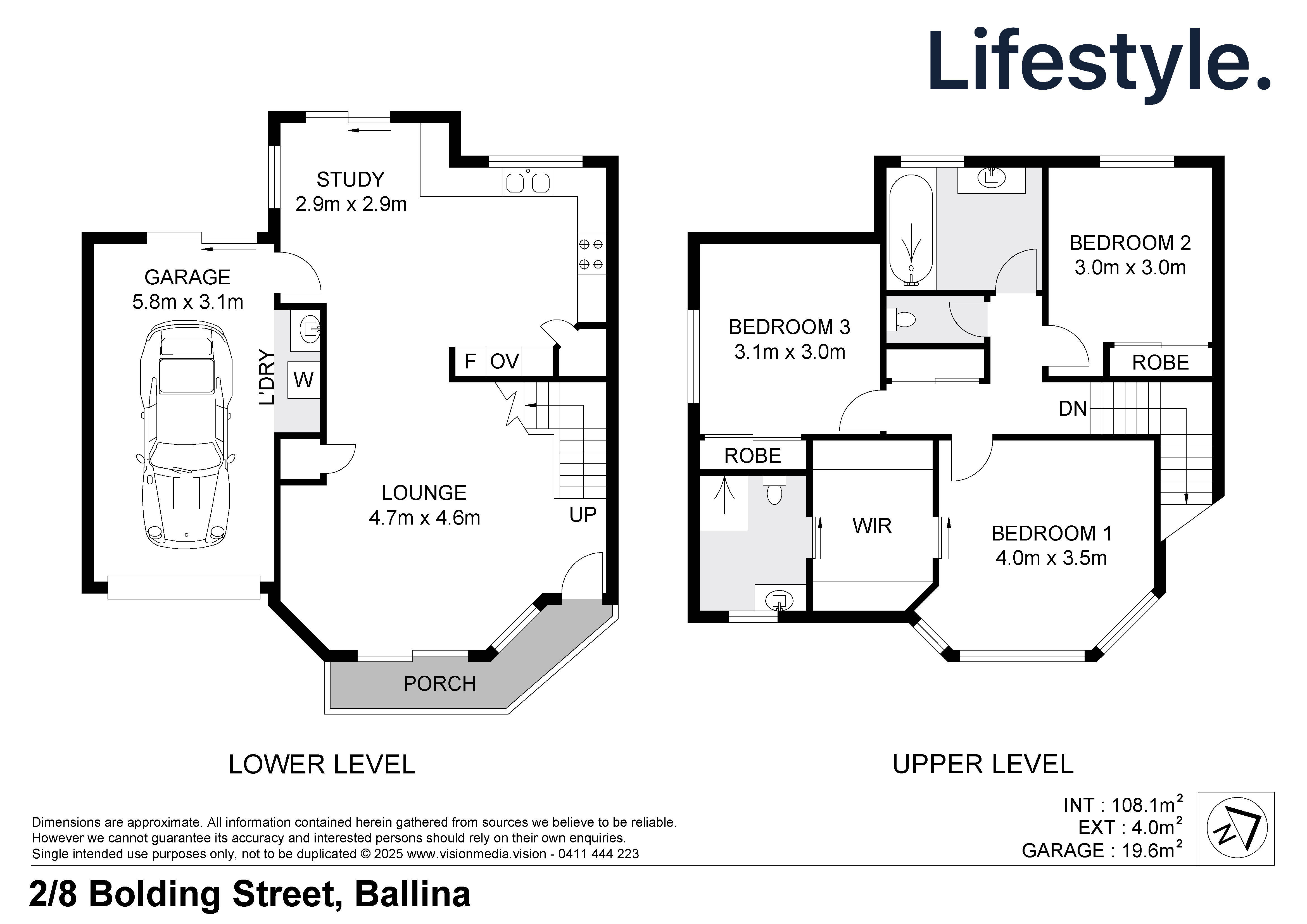 3-bedroom unit at 2 8 BOLDING STREET, BALLINA NSW 2478, Ballina, New South Wales