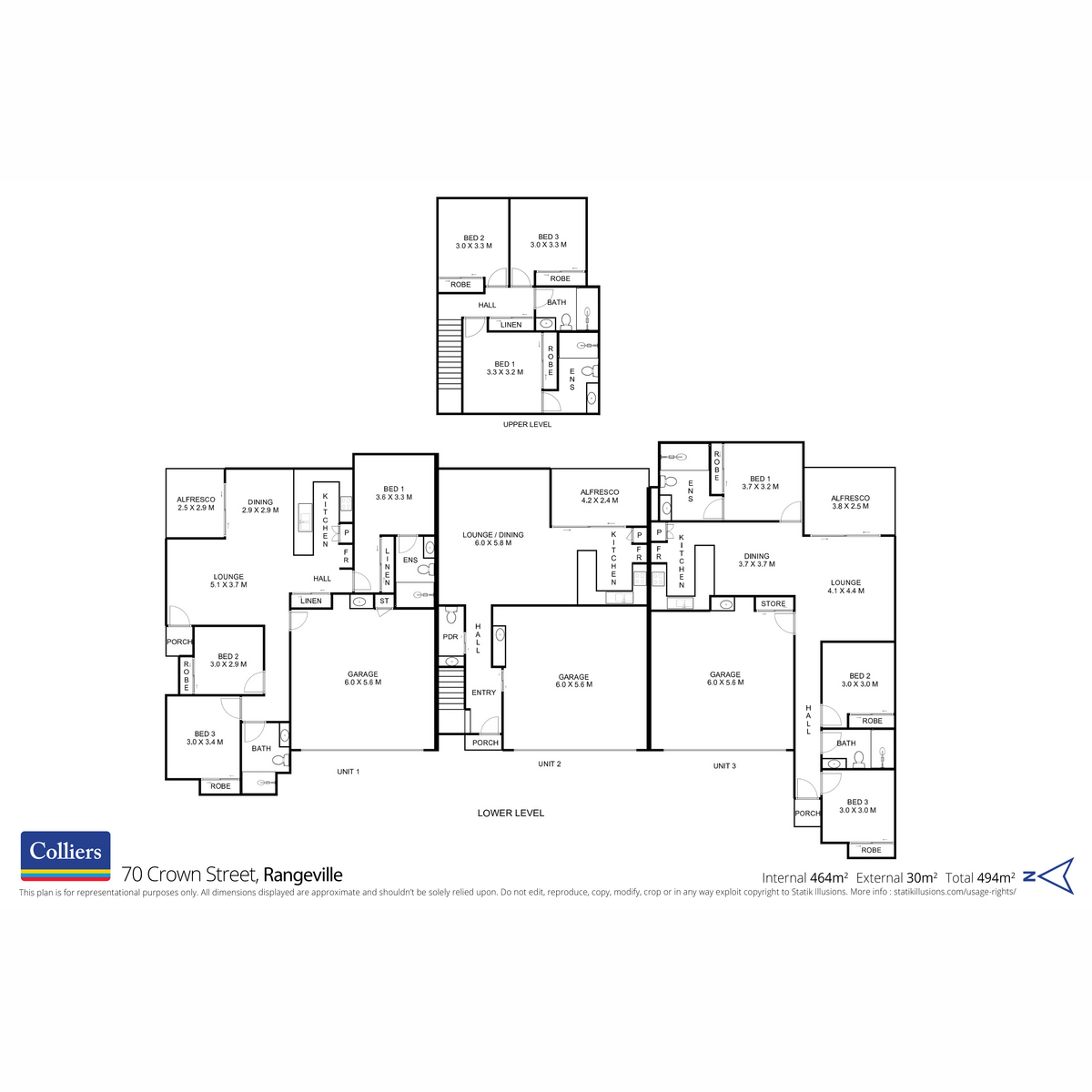 3-bedroom unit at 1-3/70 Crown Street, Rangeville, Qld, 4350, Toowoomba, Queensland