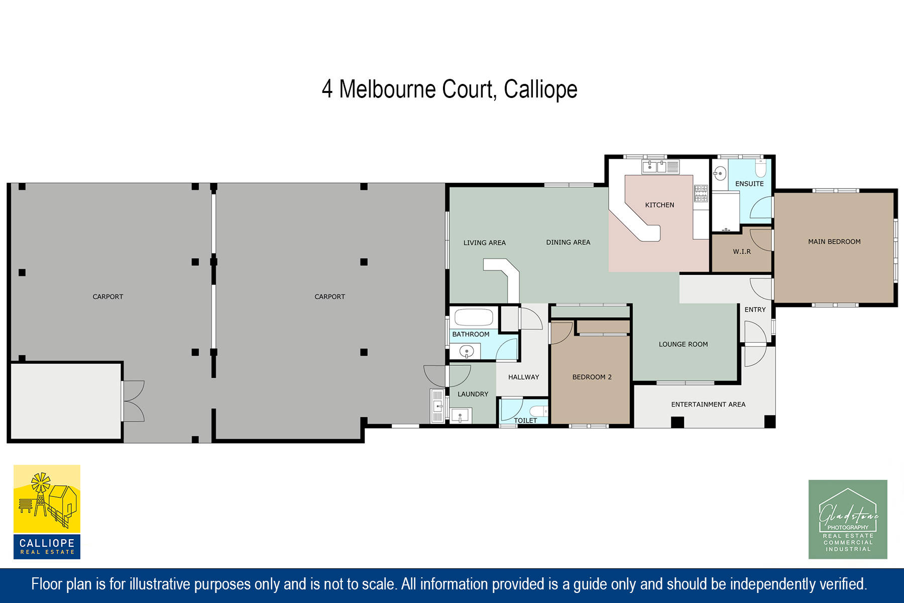 2-bedroom house at 4 Melbourne Court, Calliope QLD 4680, Gladstone, Queensland