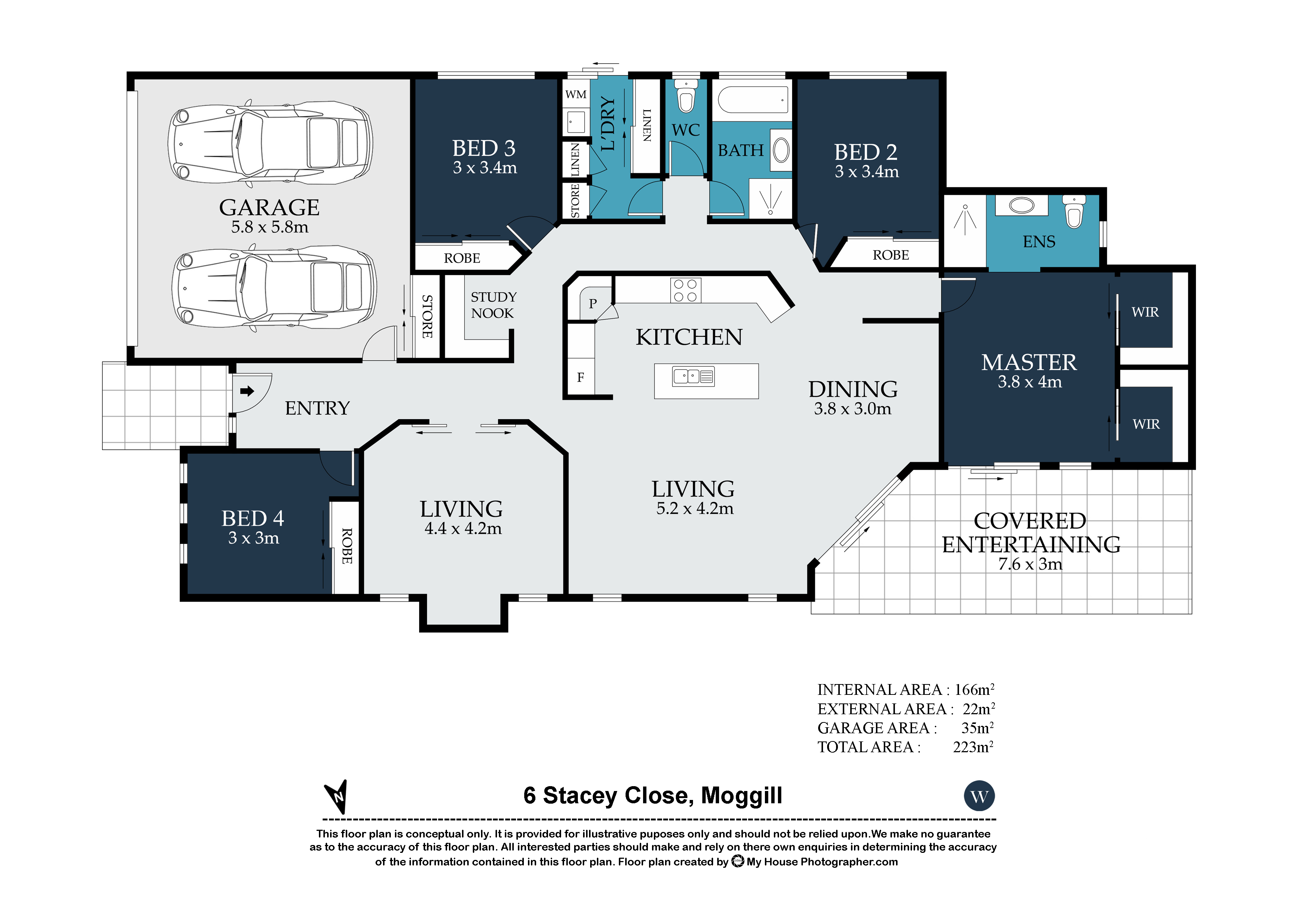 4-bedroom house at 6 STACEY CLOSE, Moggill QLD 4070, Brisbane, Queensland