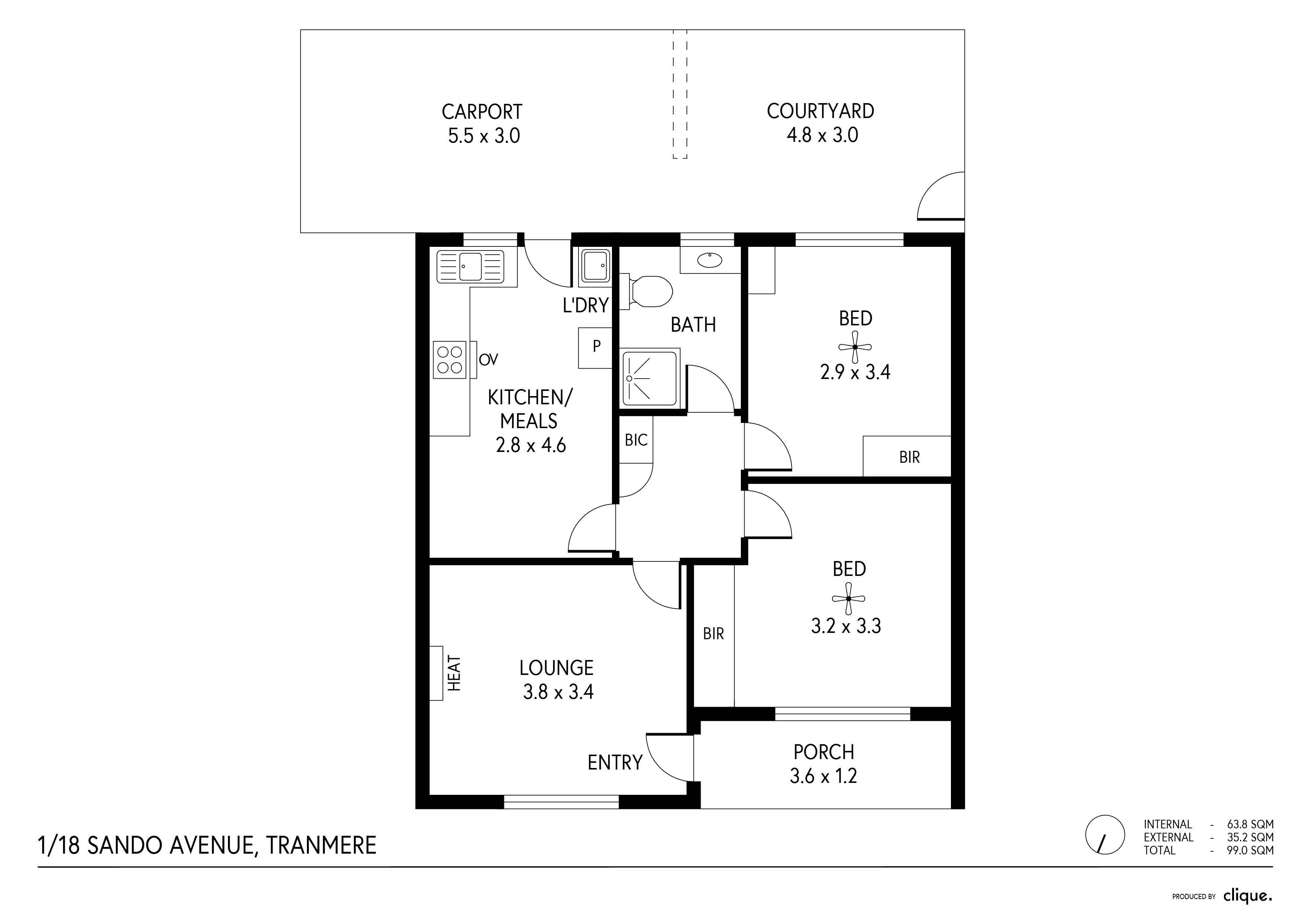 2-bedroom unit at 1/18 Sando Avenue, Tranmere, SA 5073, Campbelltown (Sa), South Australia
