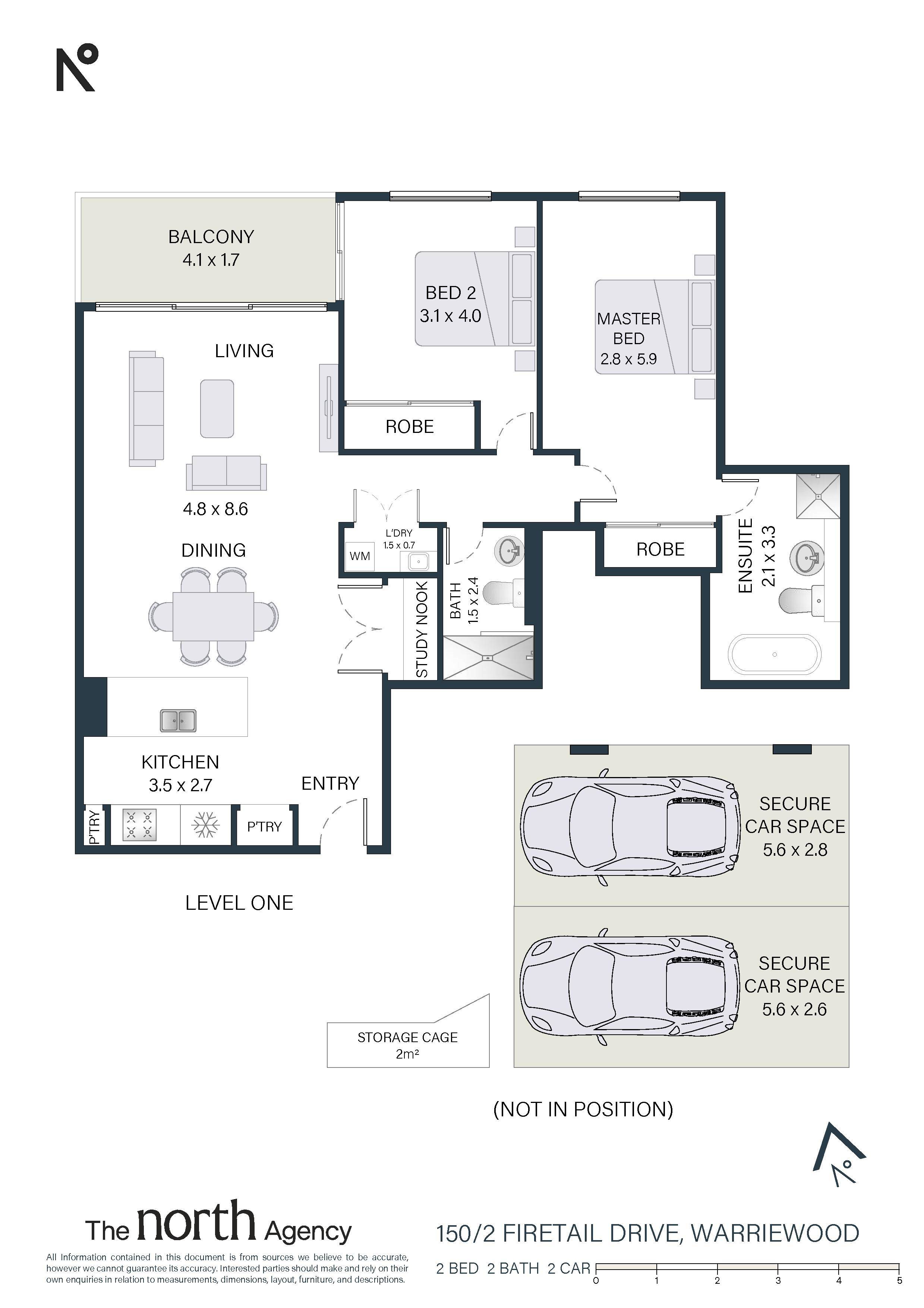 2-bedroom unit at 150/2 Firetail Drive, Warriewood, NSW 2102, Northern Beaches, New South Wales