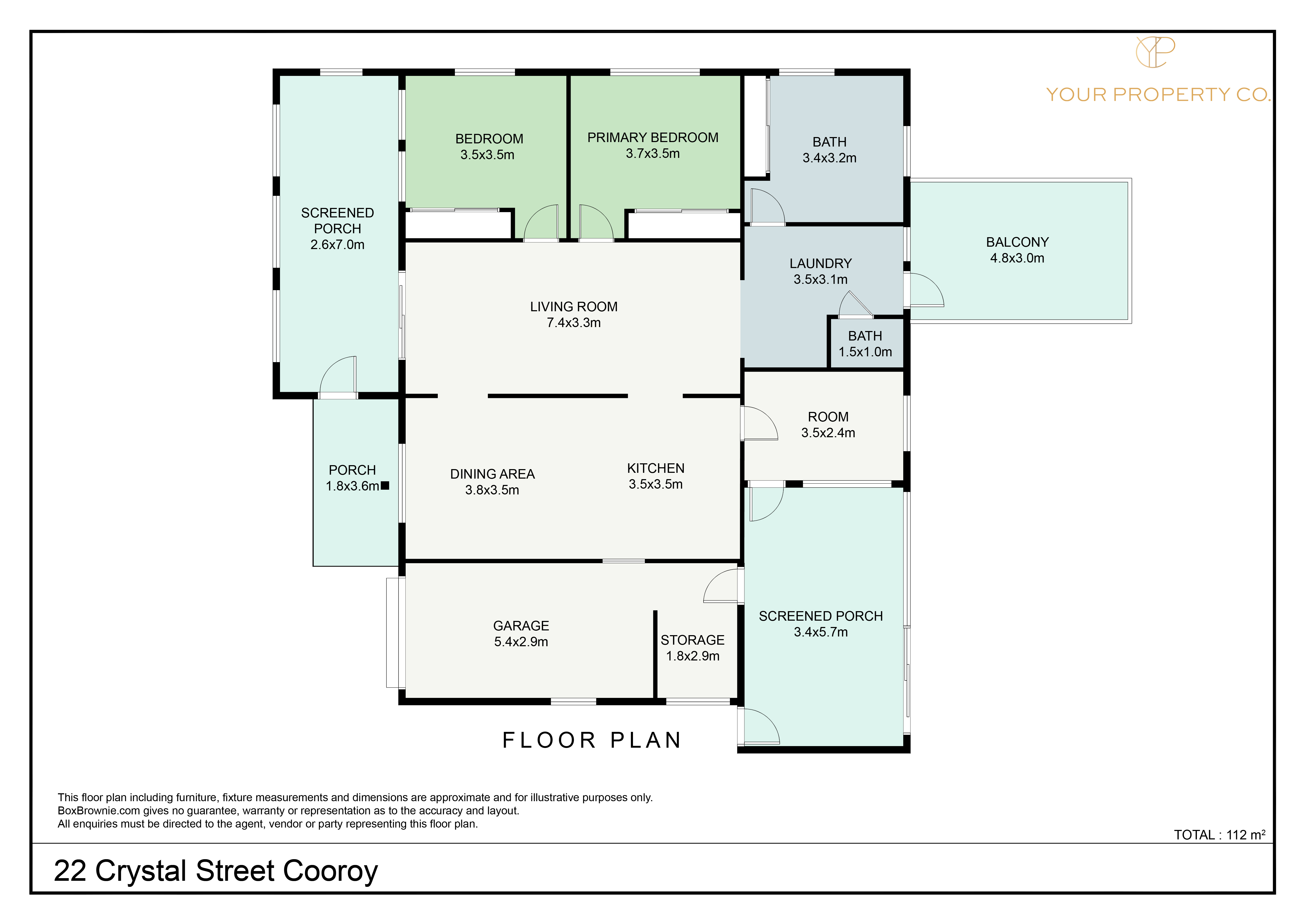 2-bedroom house at 22 Crystal Street, Cooroy, QLD 4563, Noosa, Queensland